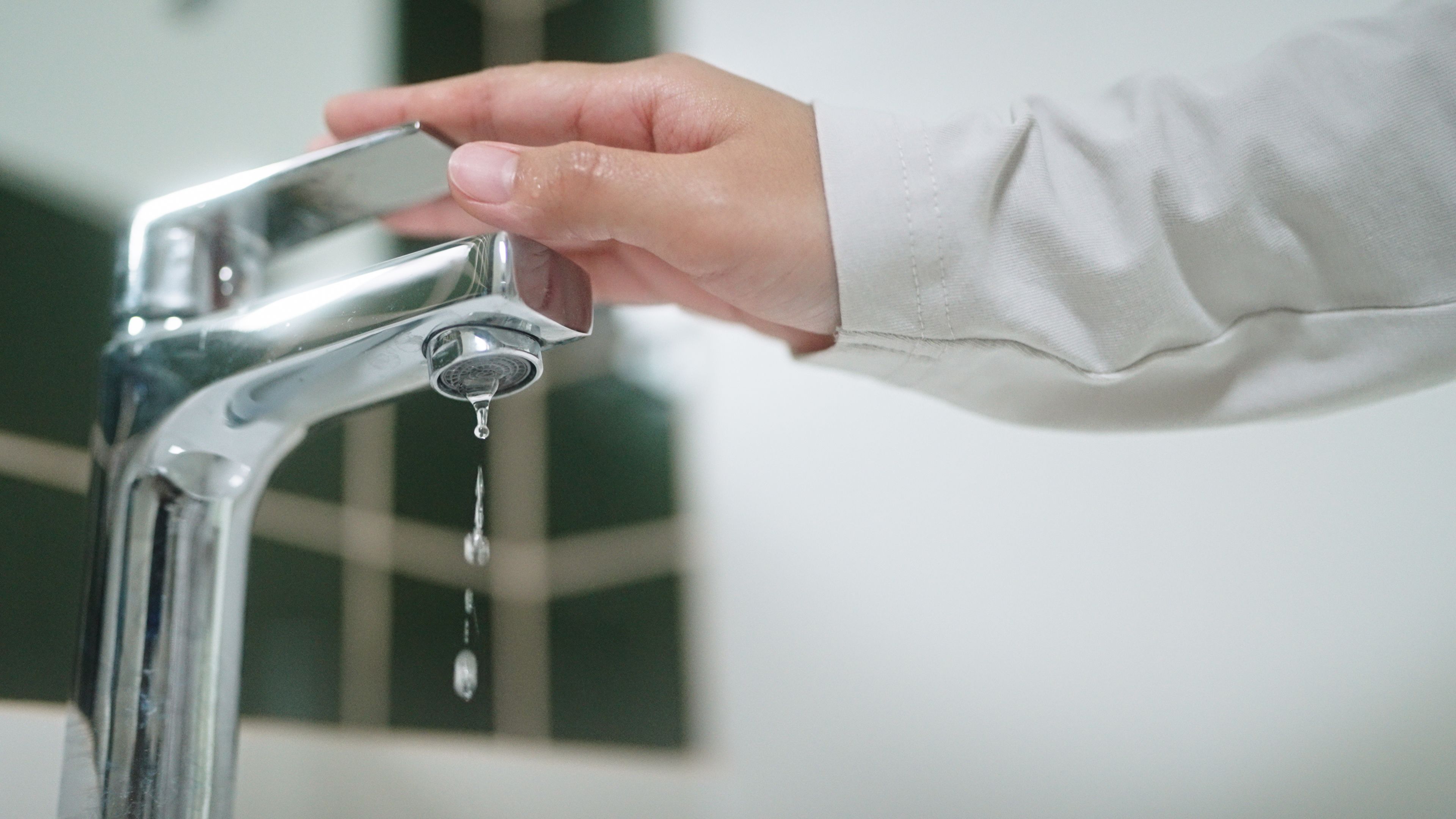 hot water faucet