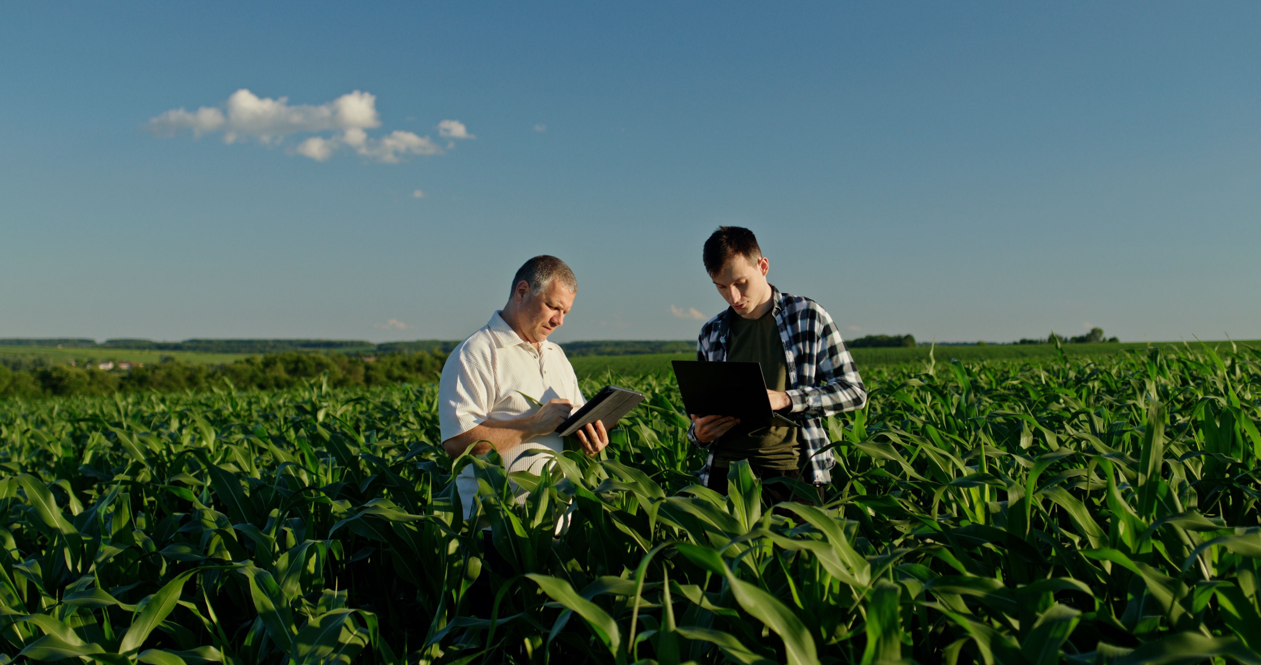 farmer teaching