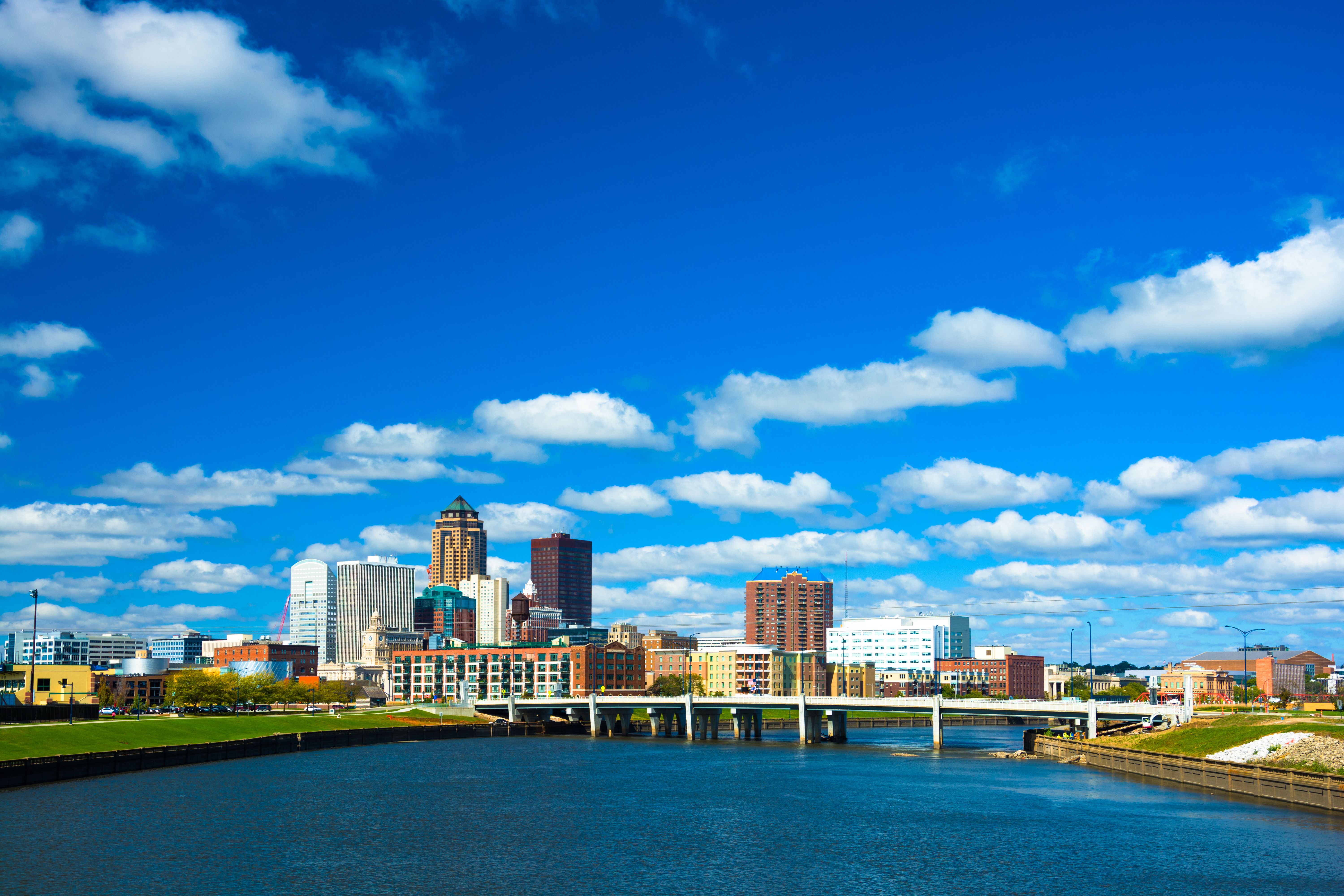 des moines skyline