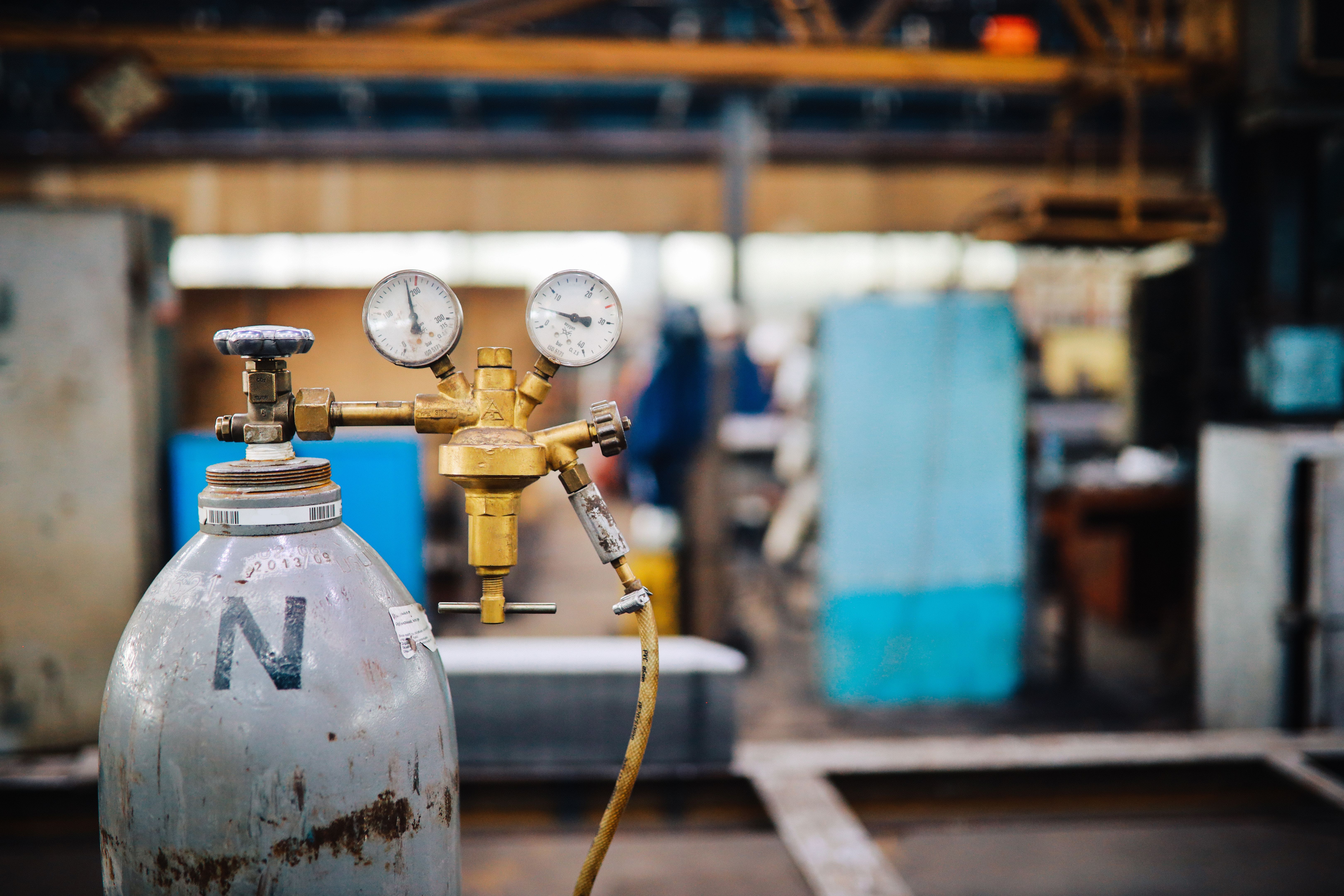 industrial gas cylinder