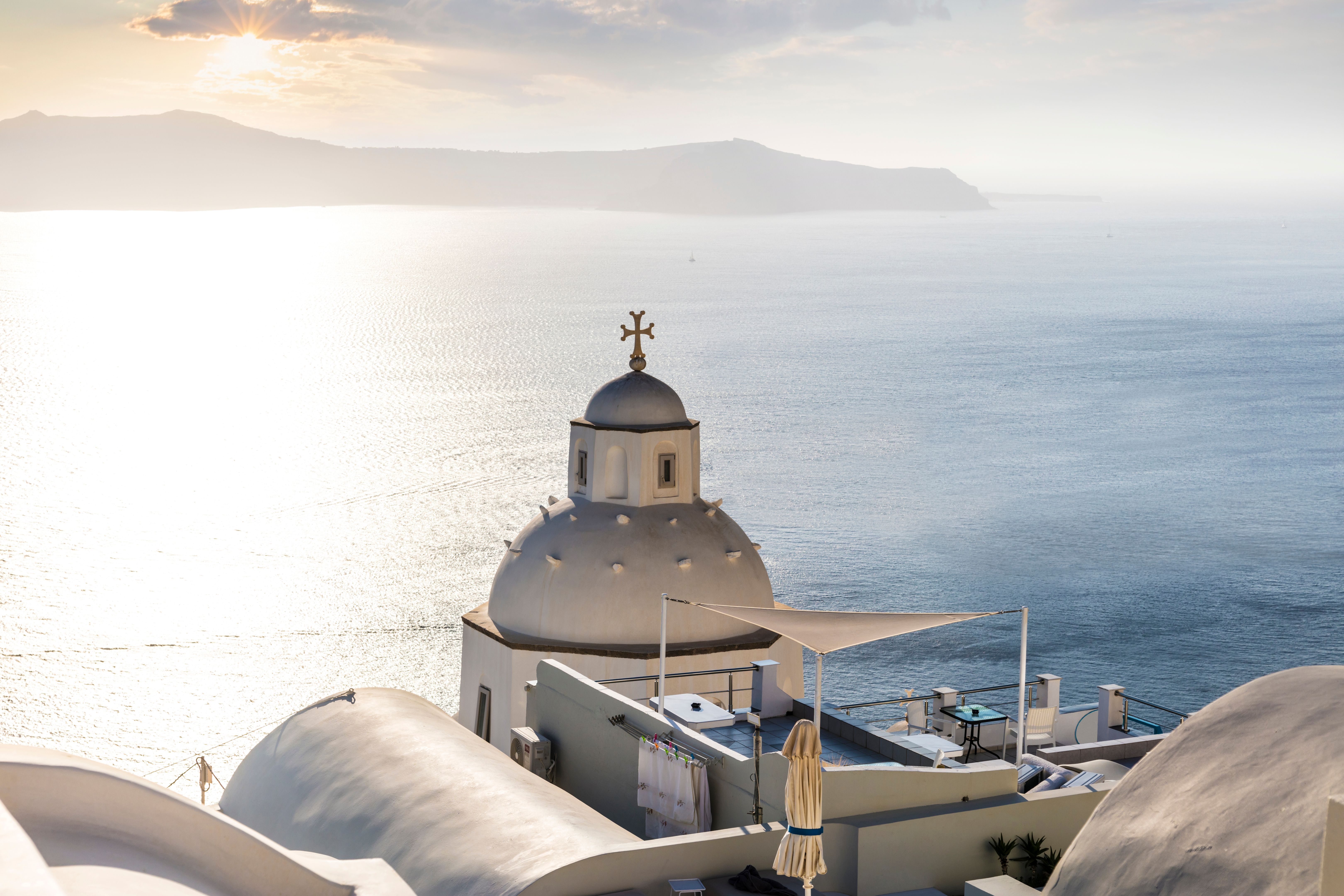 sunset cruise santorini