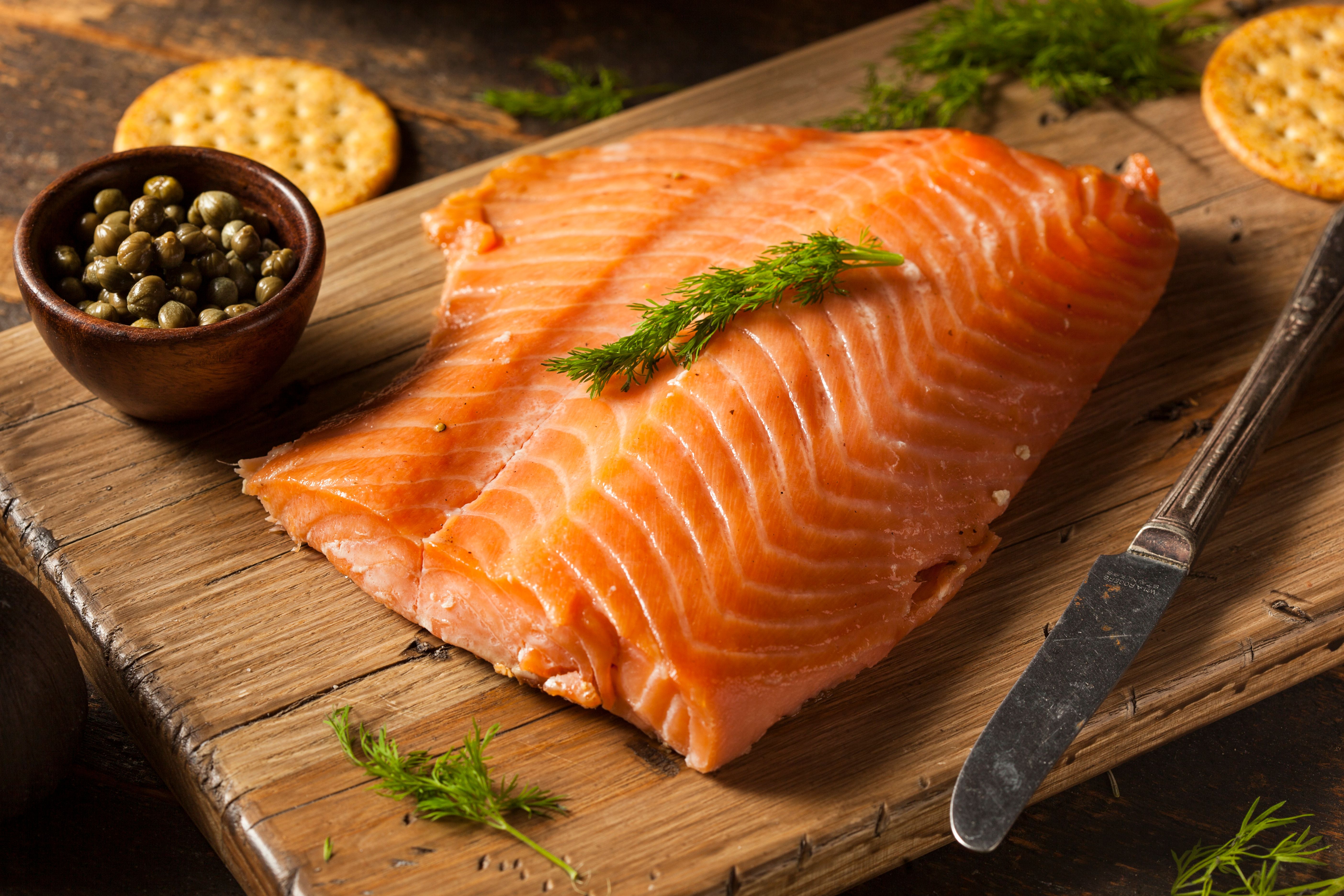 smoked salmon appetizer