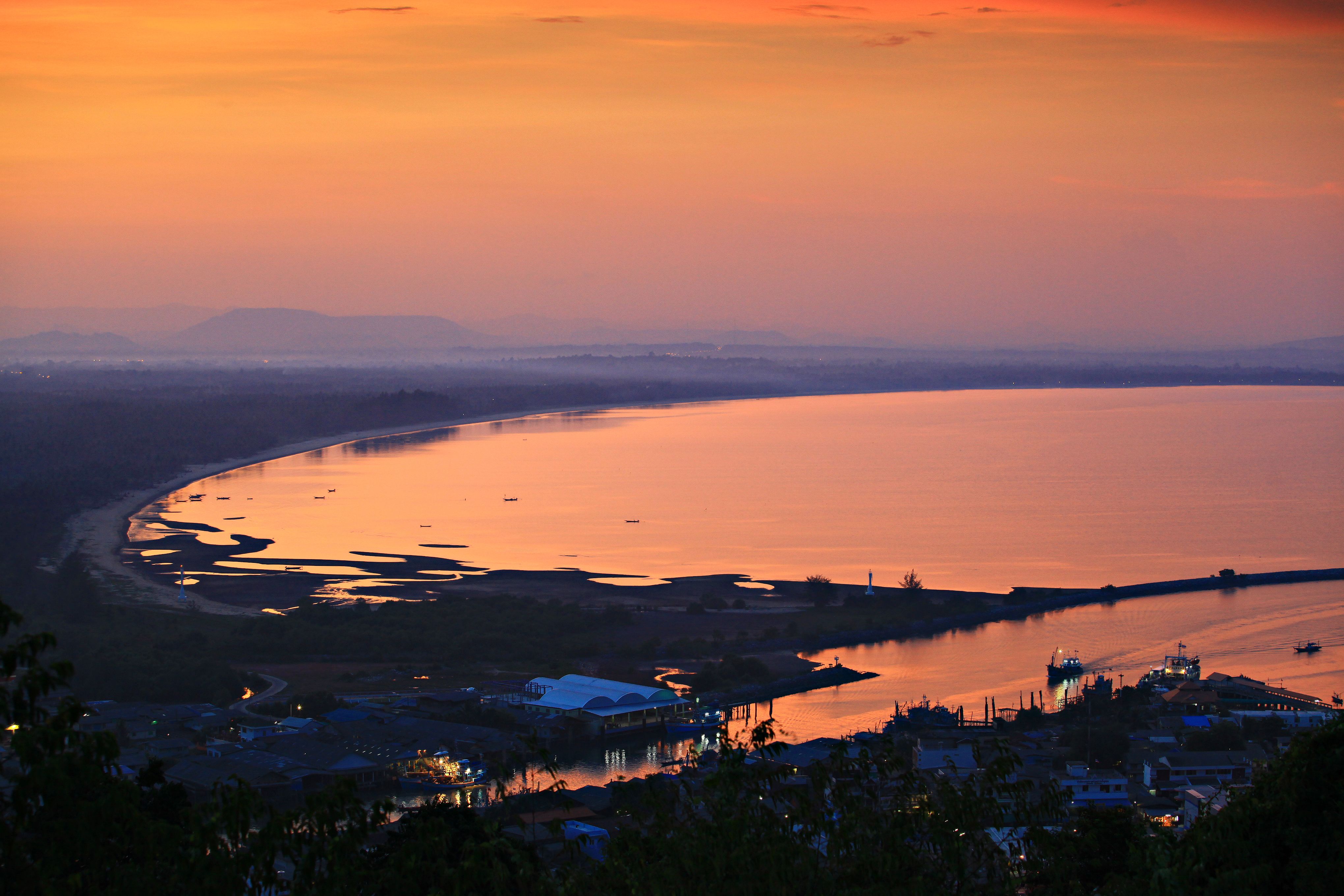 Mut sea Mountain Viewpoint Chumphon, Thailand.