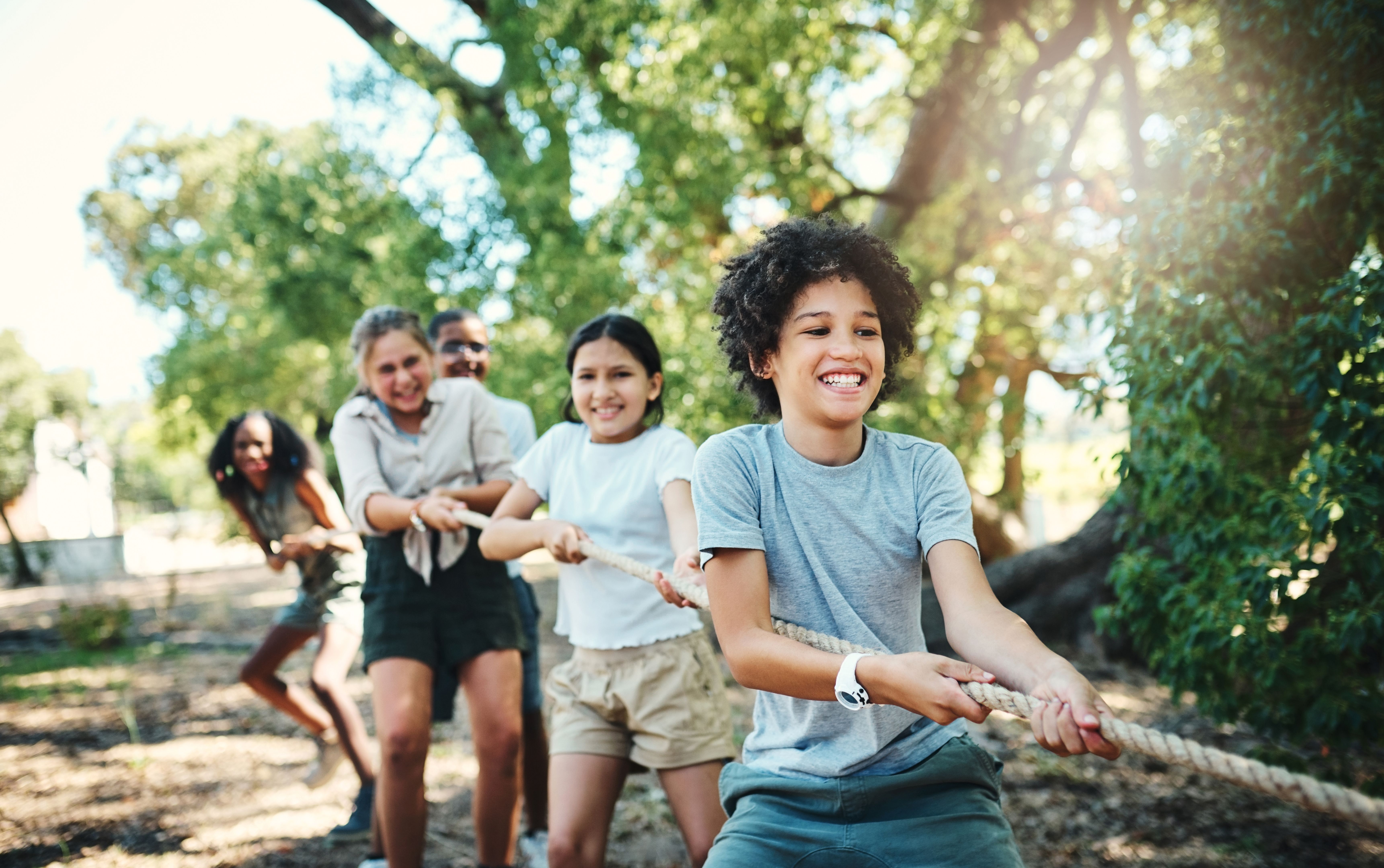 children outdoor play