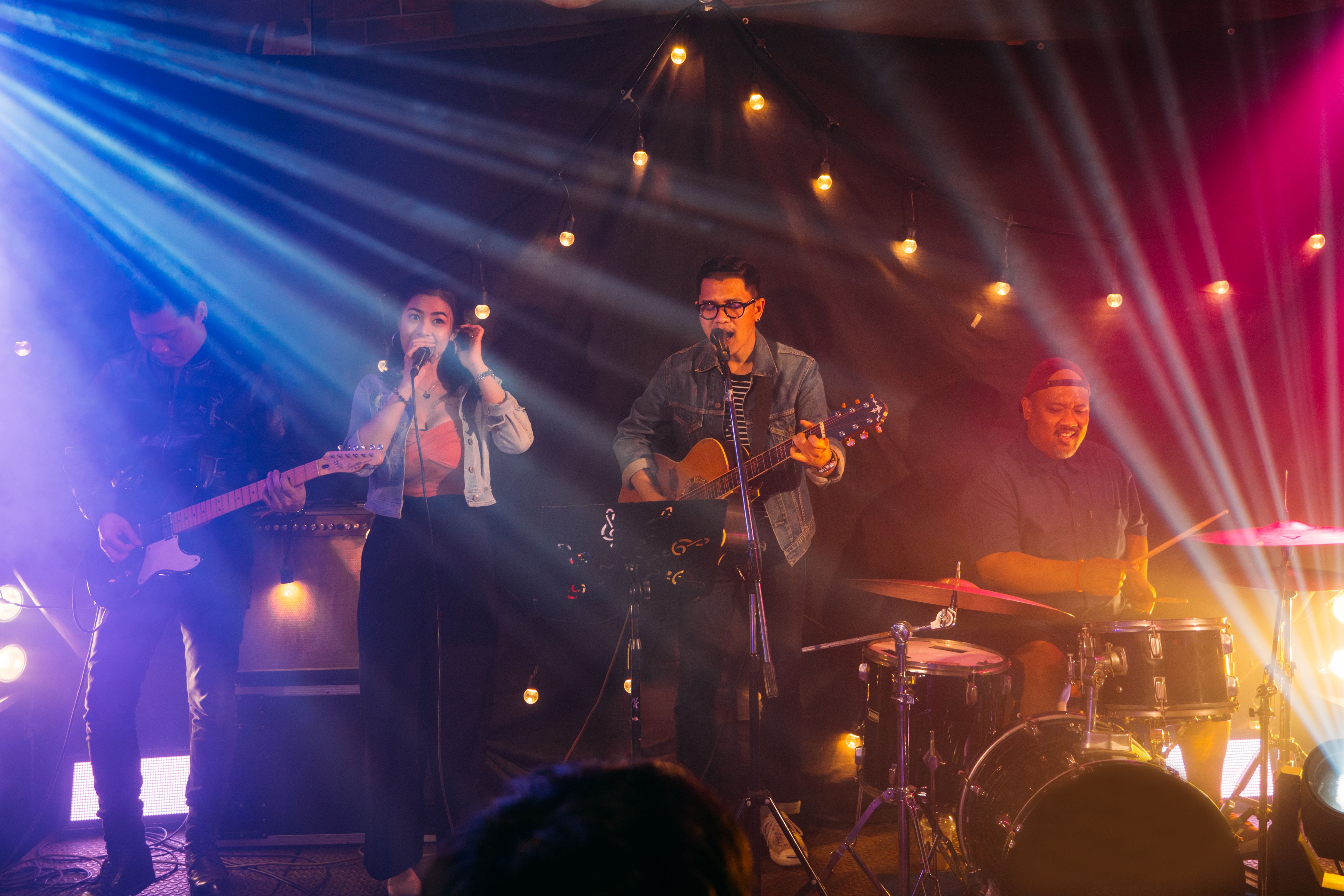 local band performing