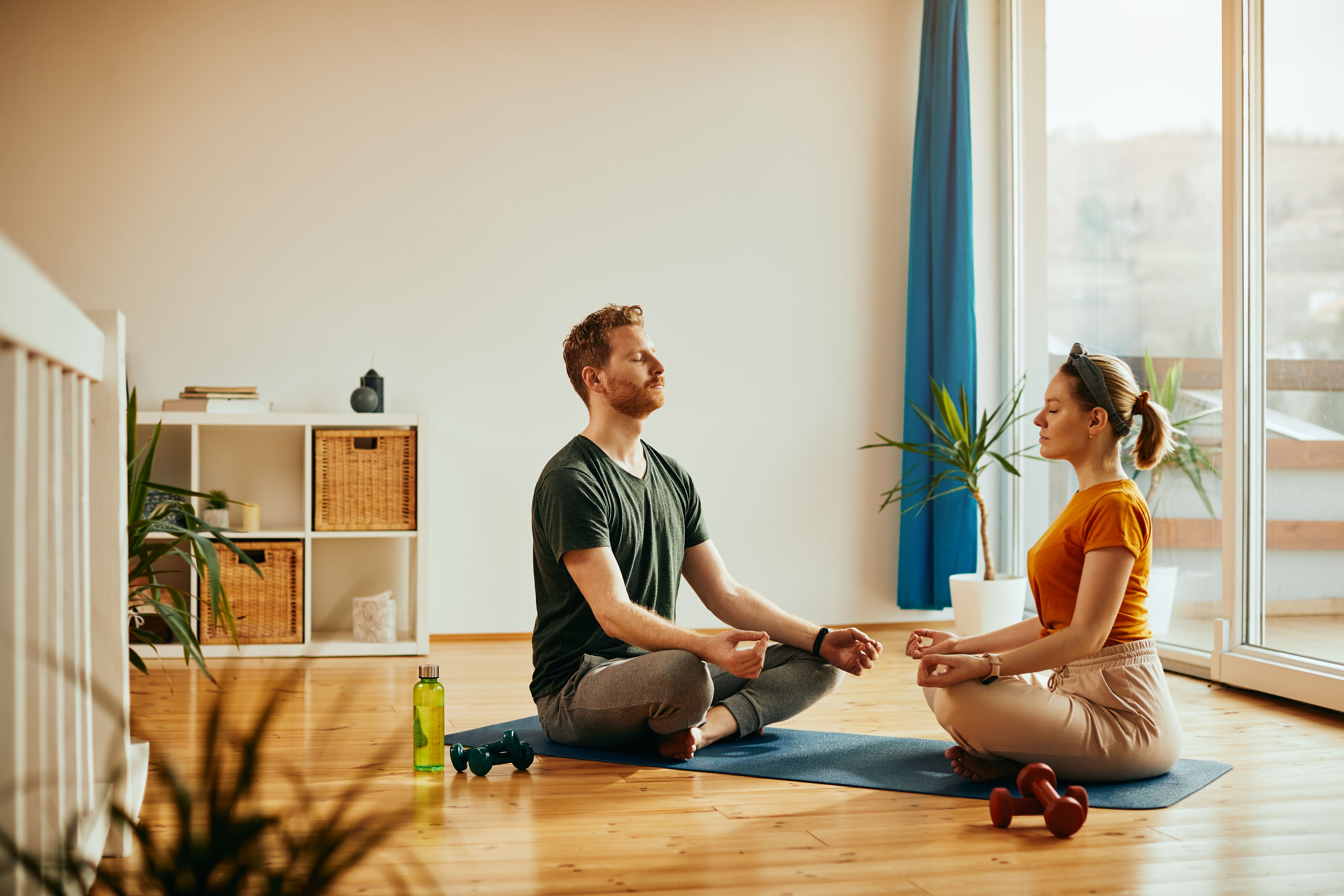 meditation couple