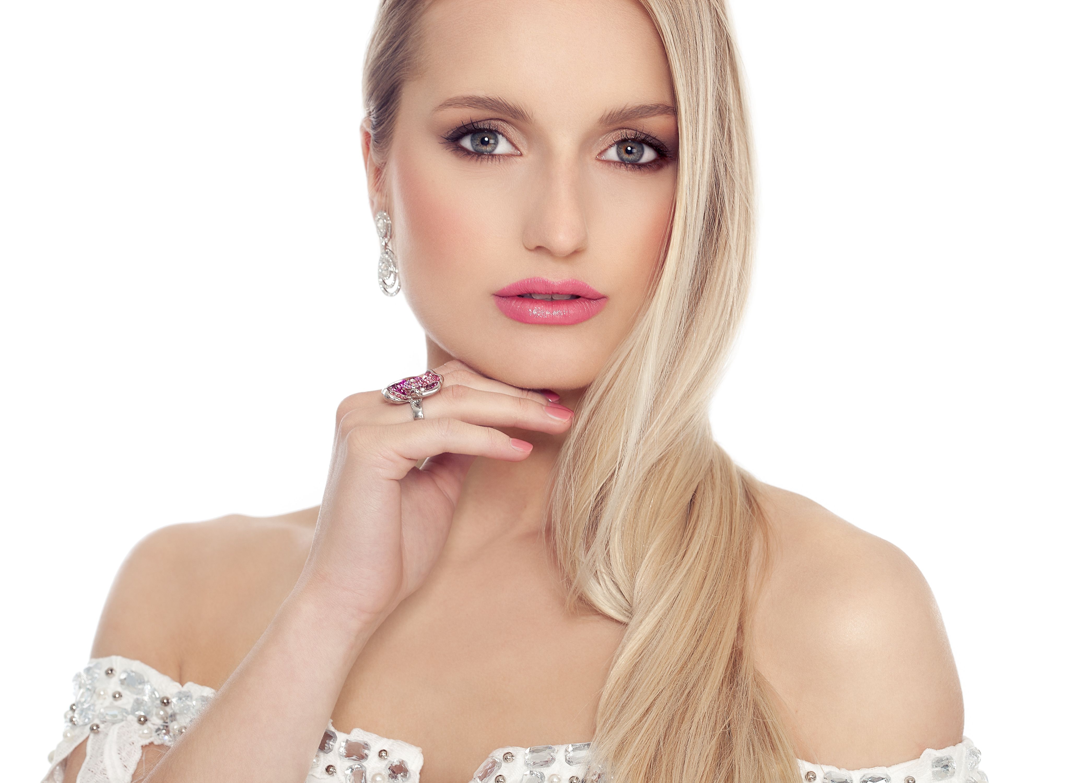 Woman With Long Blond Hair