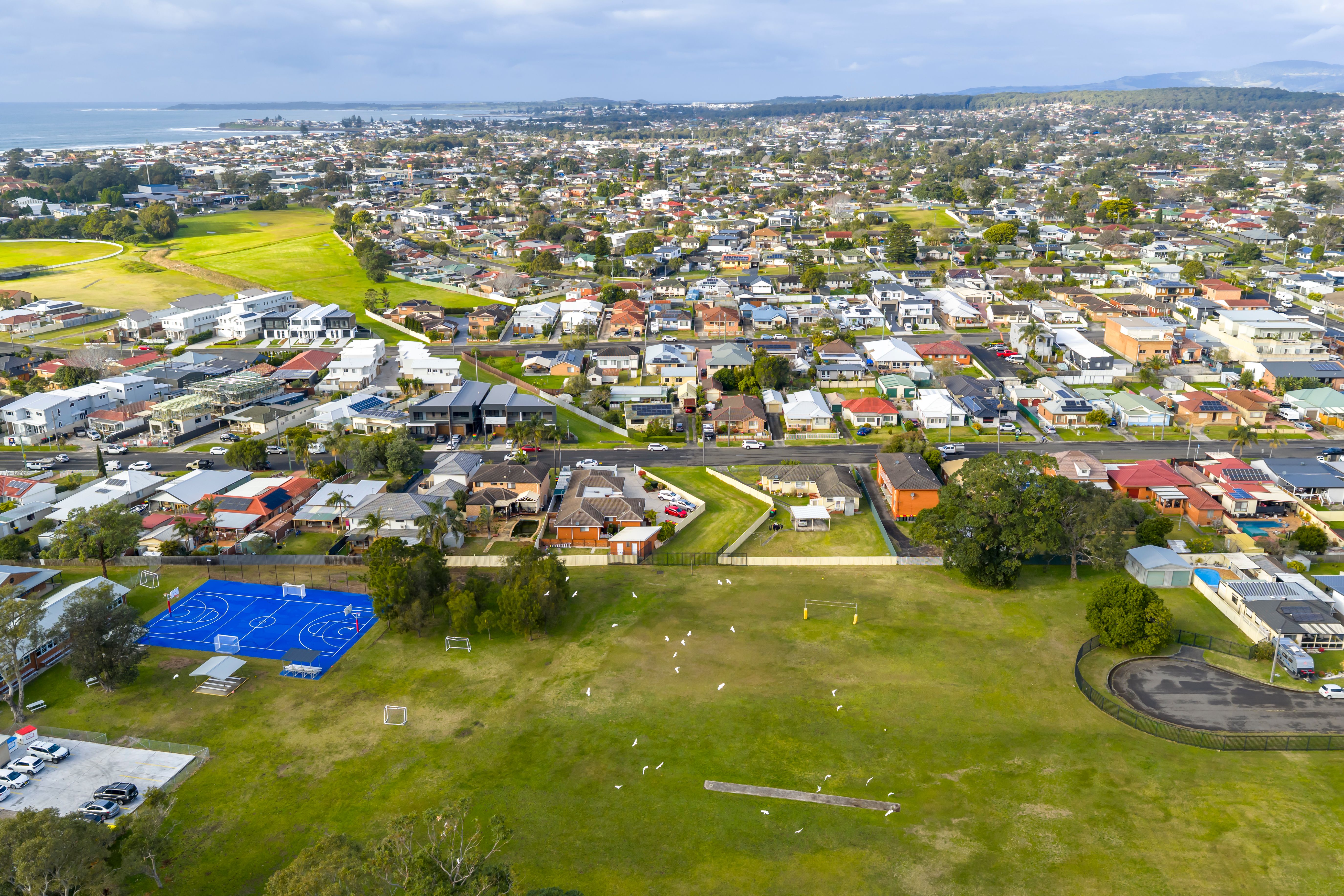 australian beach neighborhood