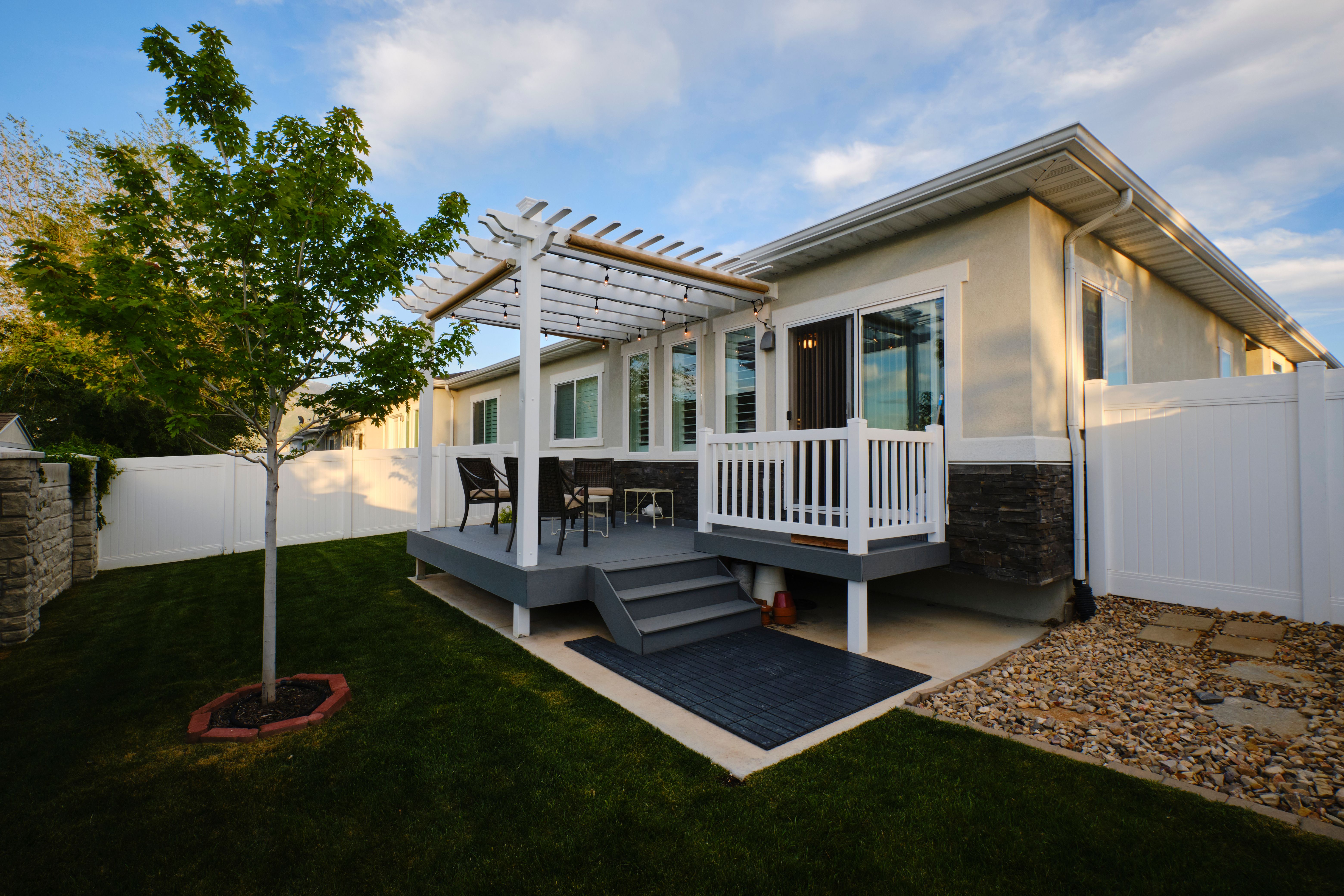backyard deck
