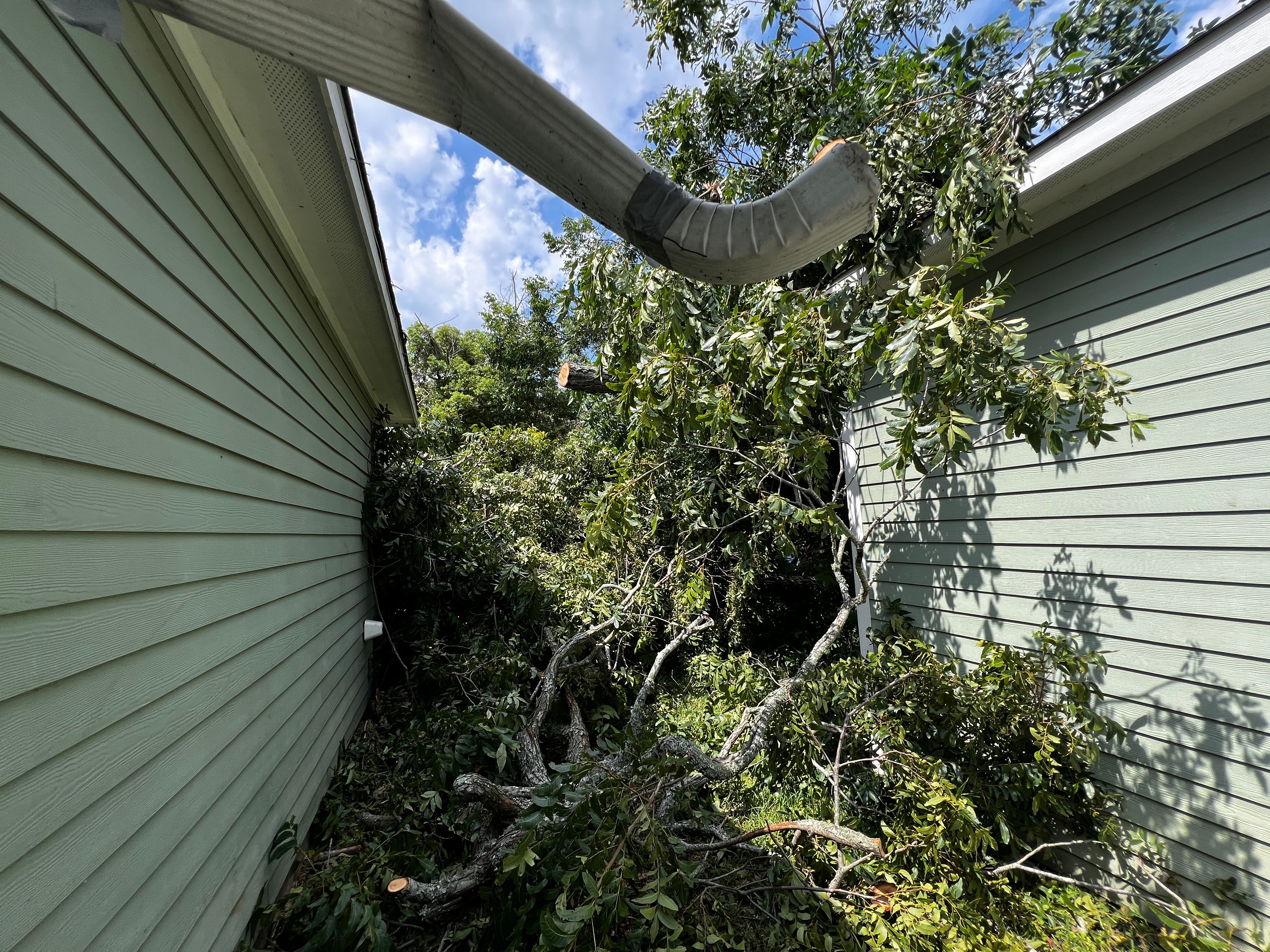 Roof Damage From Storm in Clarksburg WV Roof Damage From Storm in Clarksburg WV