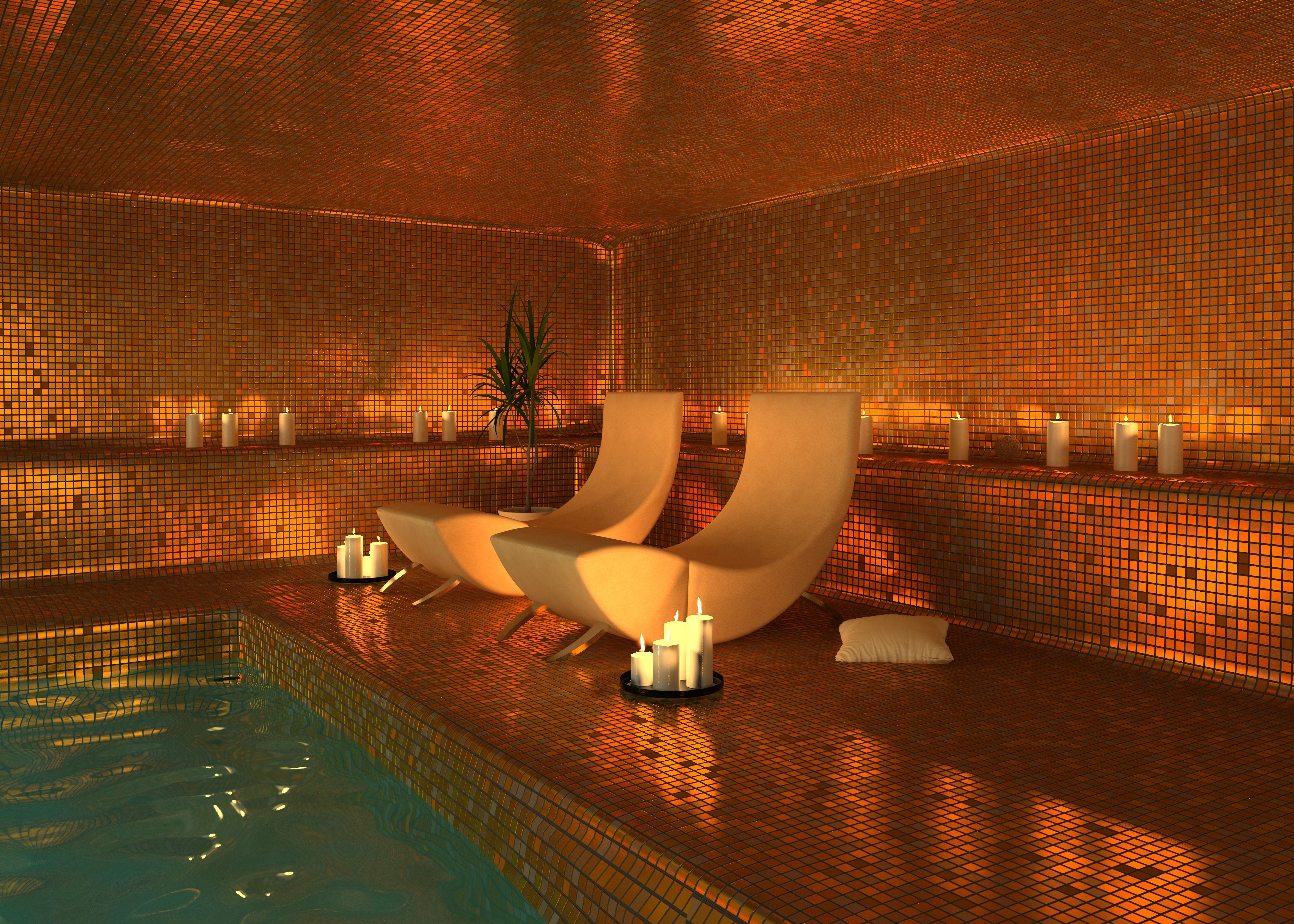 luxury spa interior