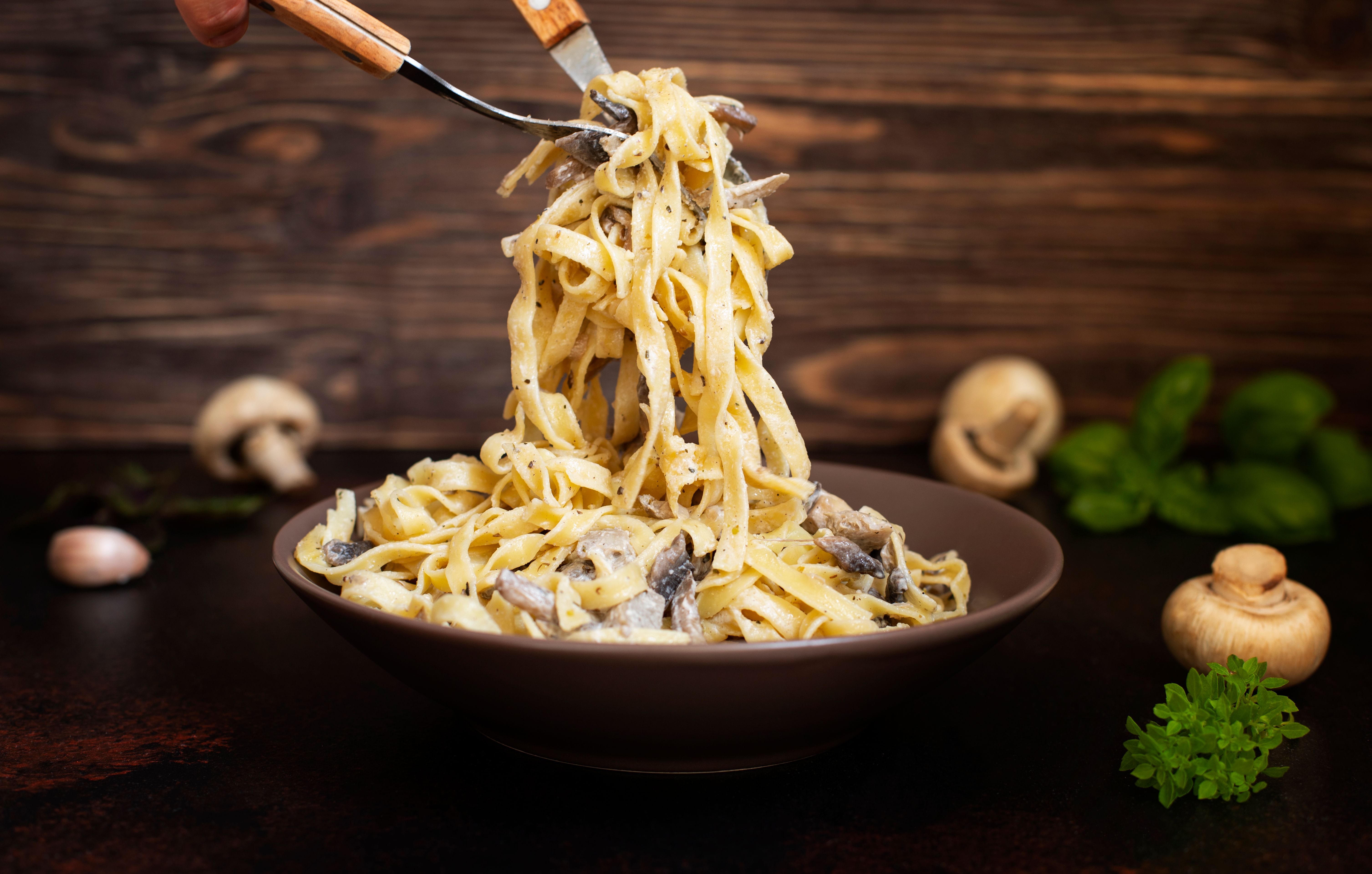 pasta mushrooms