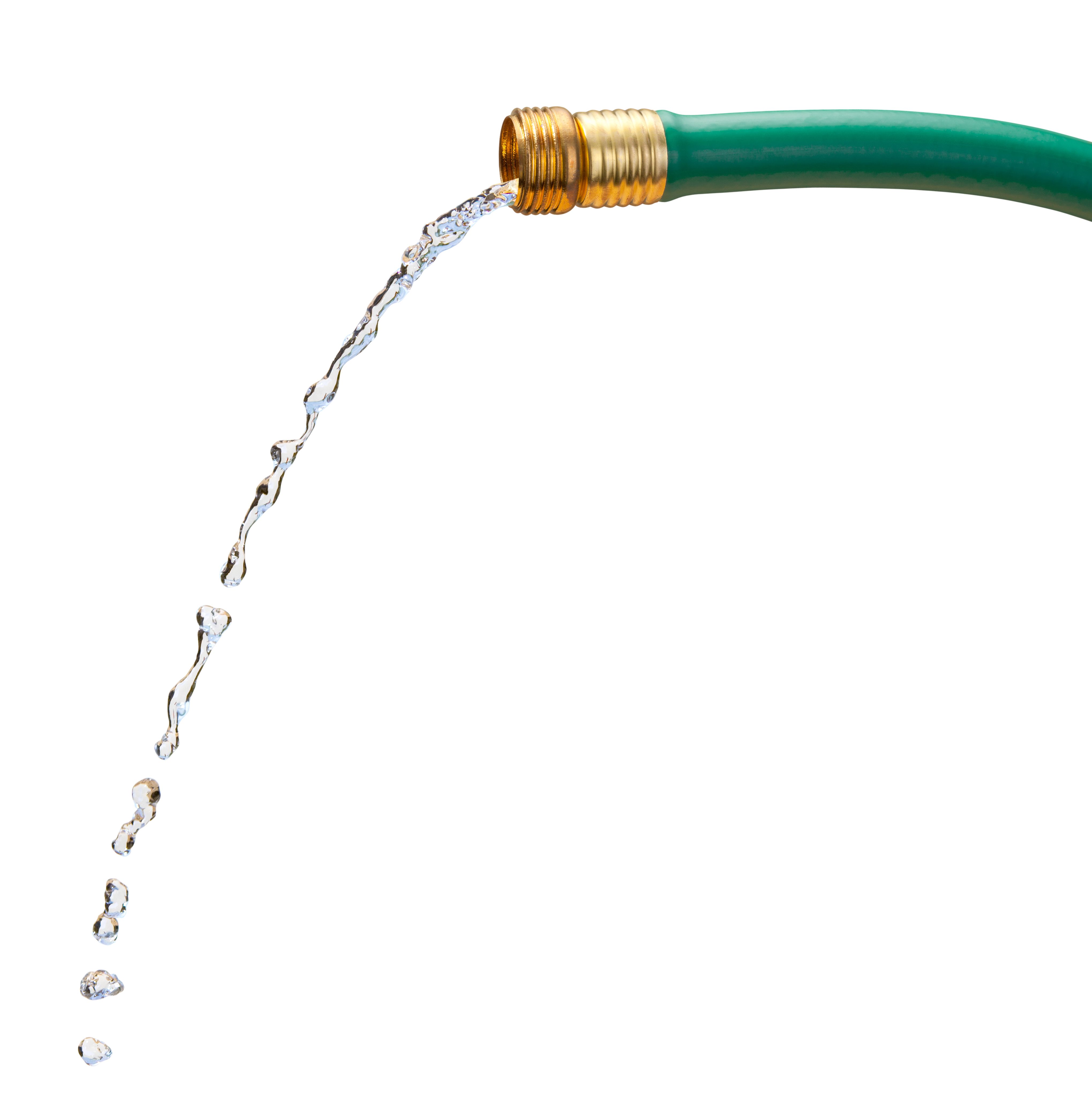 water hose flushing