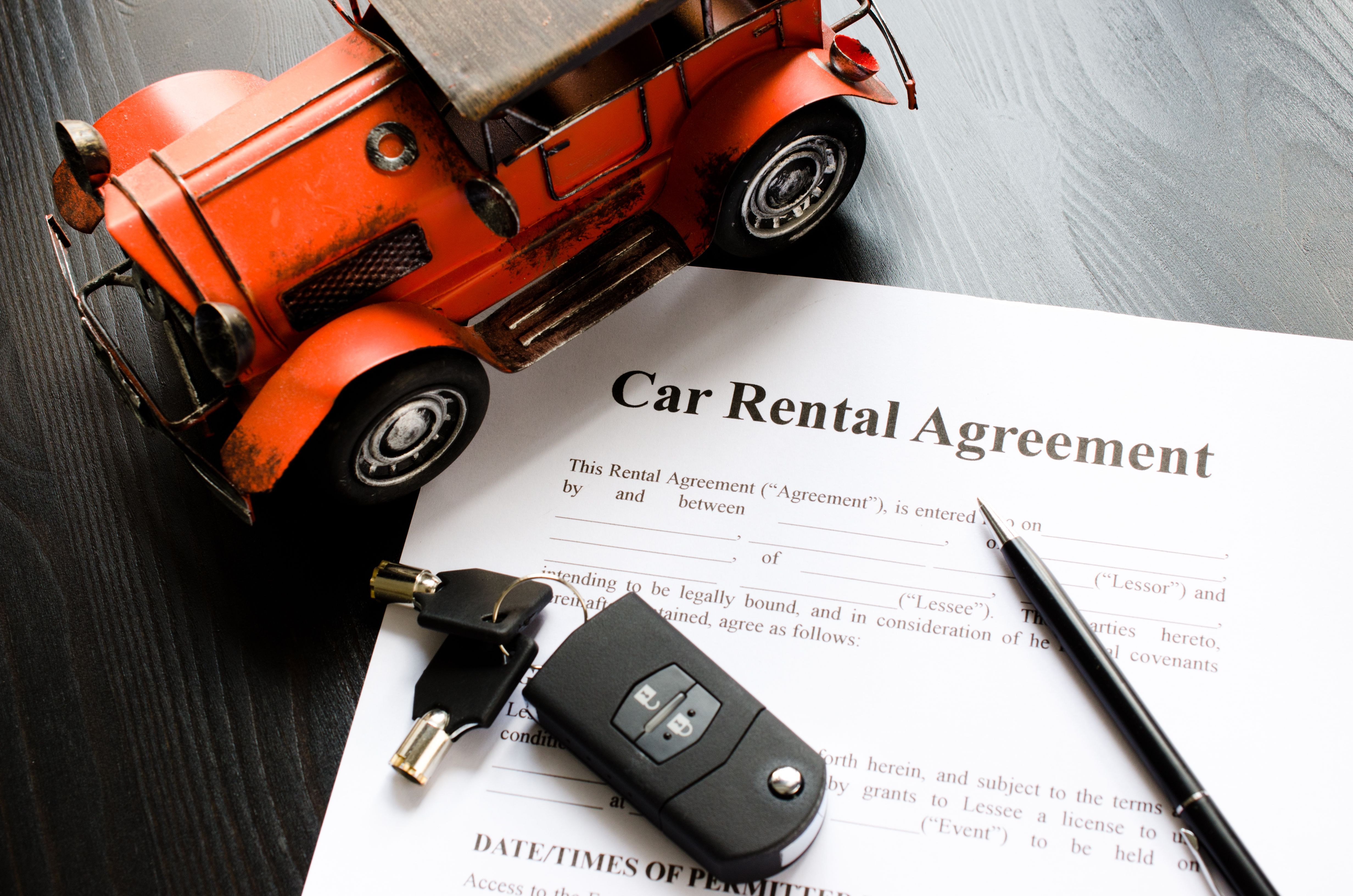 car rental agreement