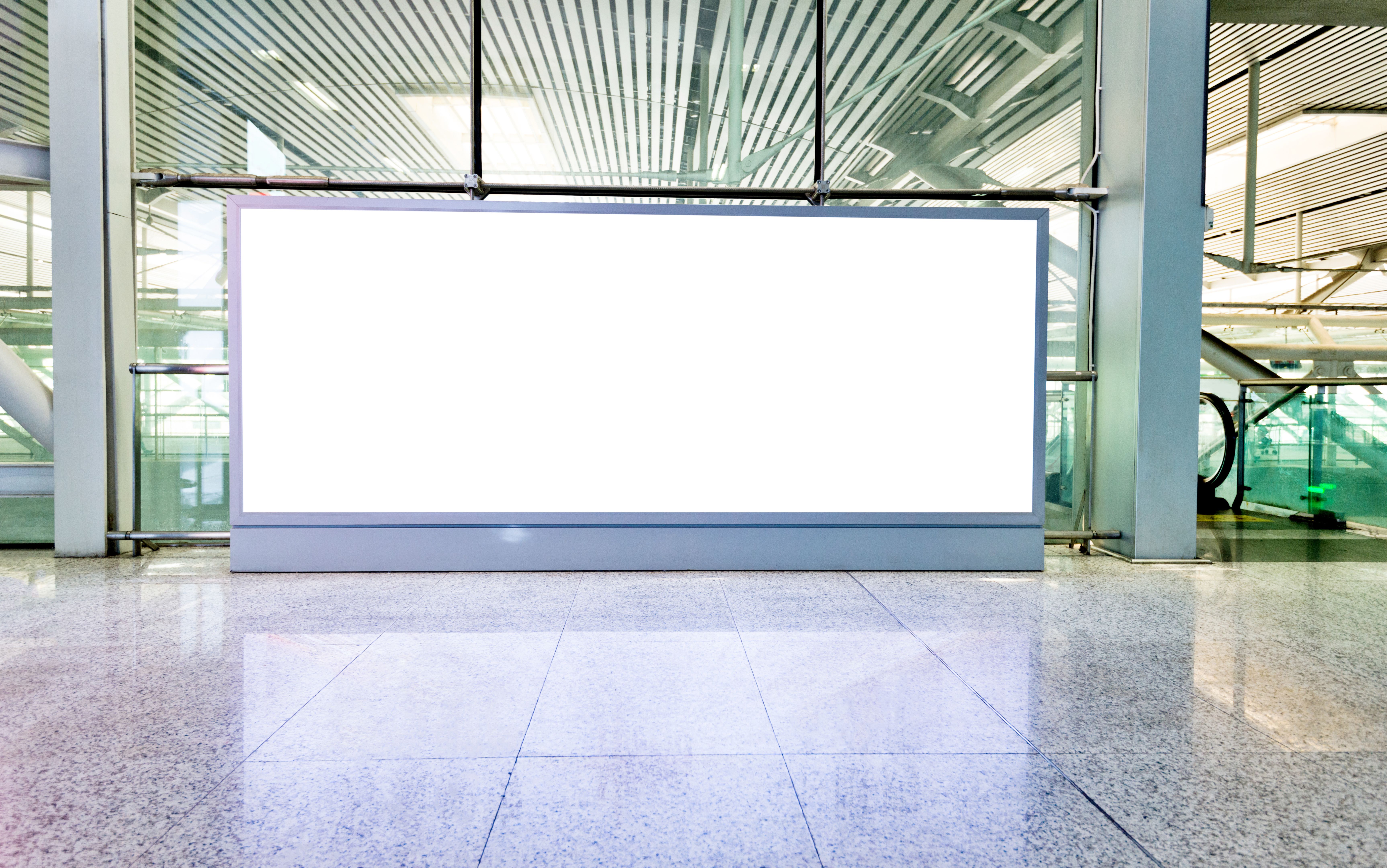 modern digital billboard