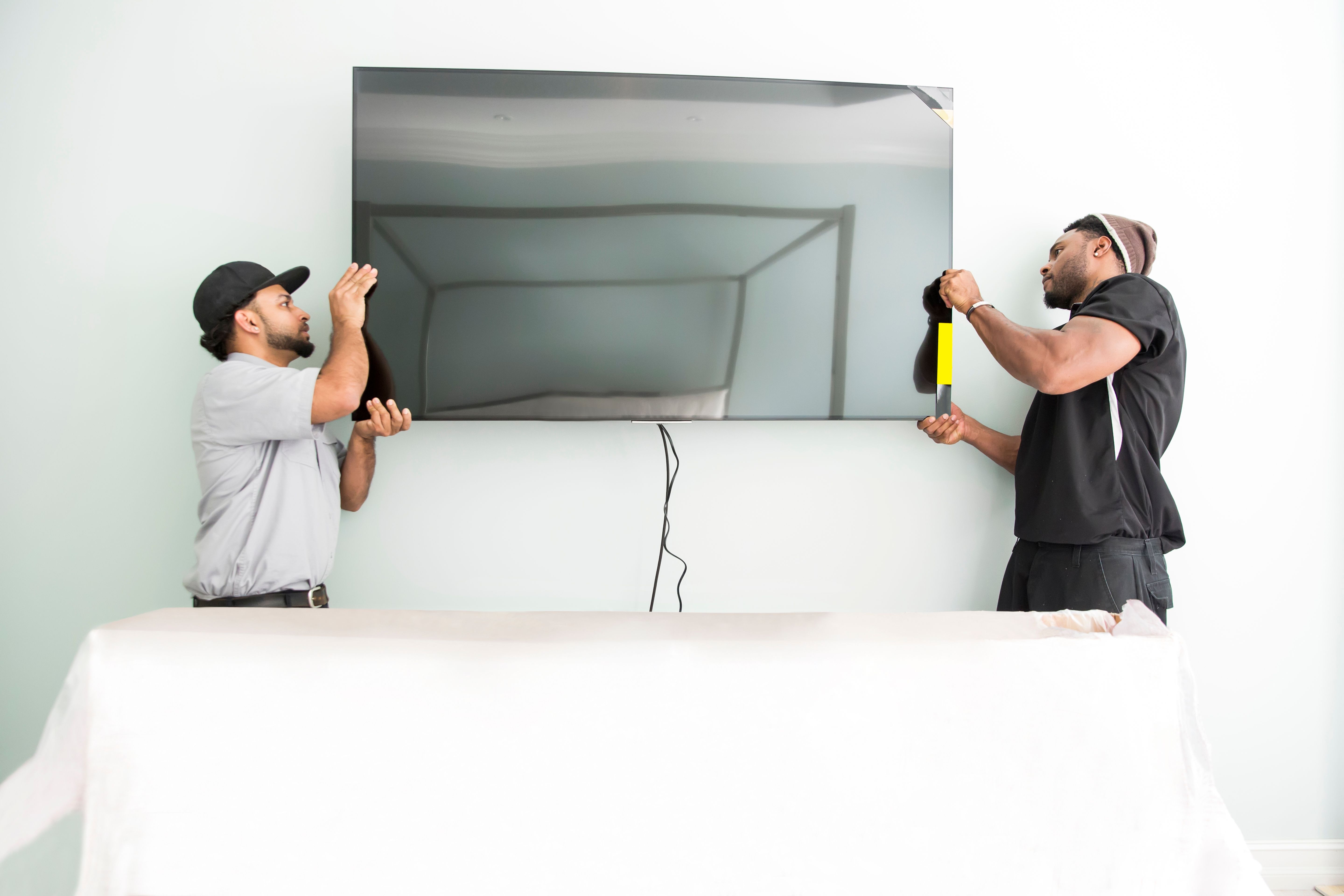 tv installation process