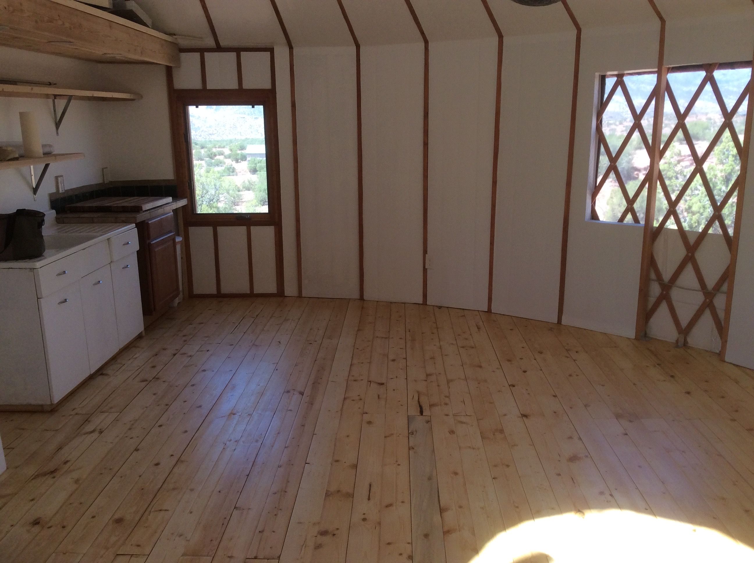 cozy yurt interior