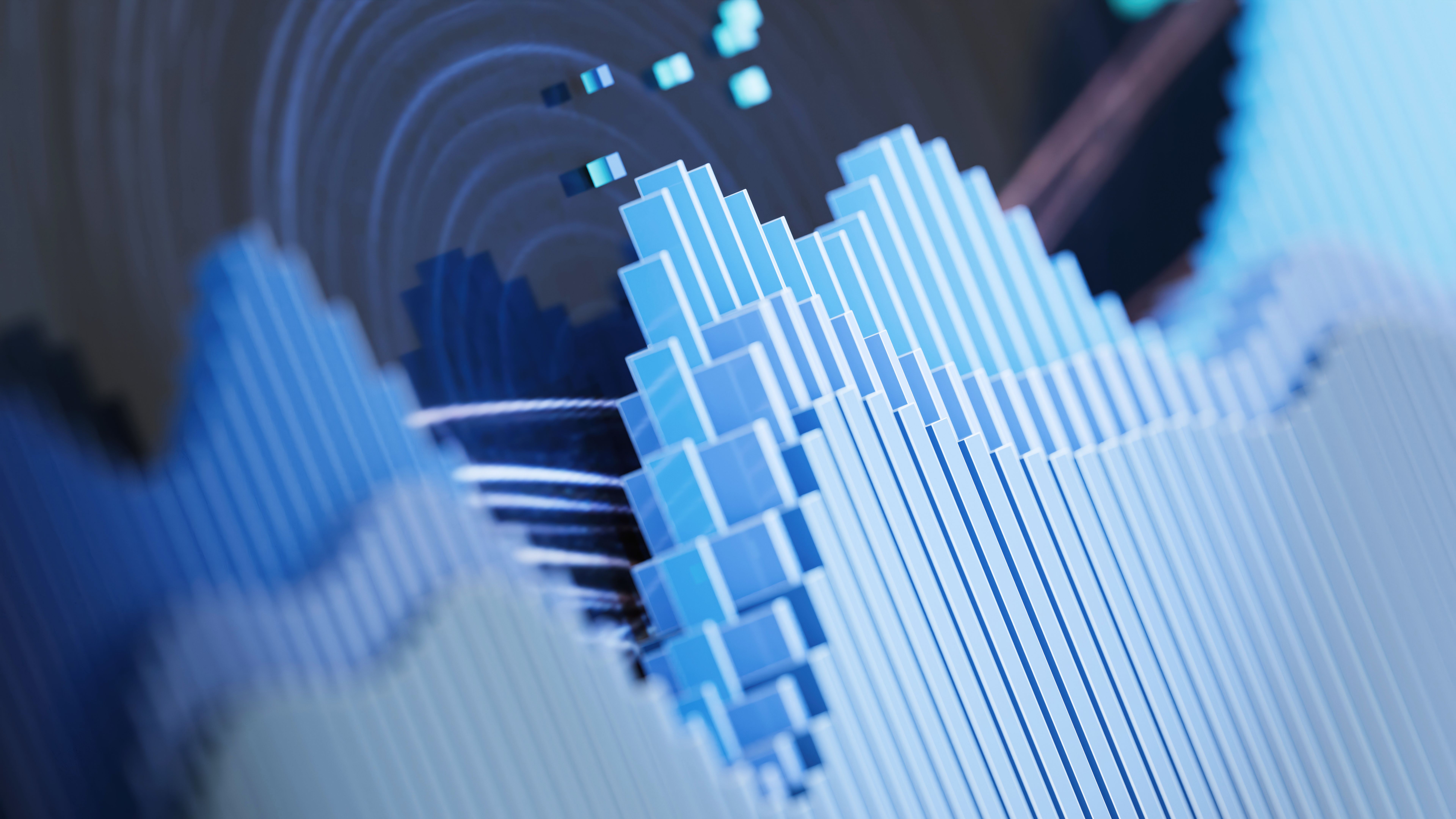 Abstract Finance Technology Concept