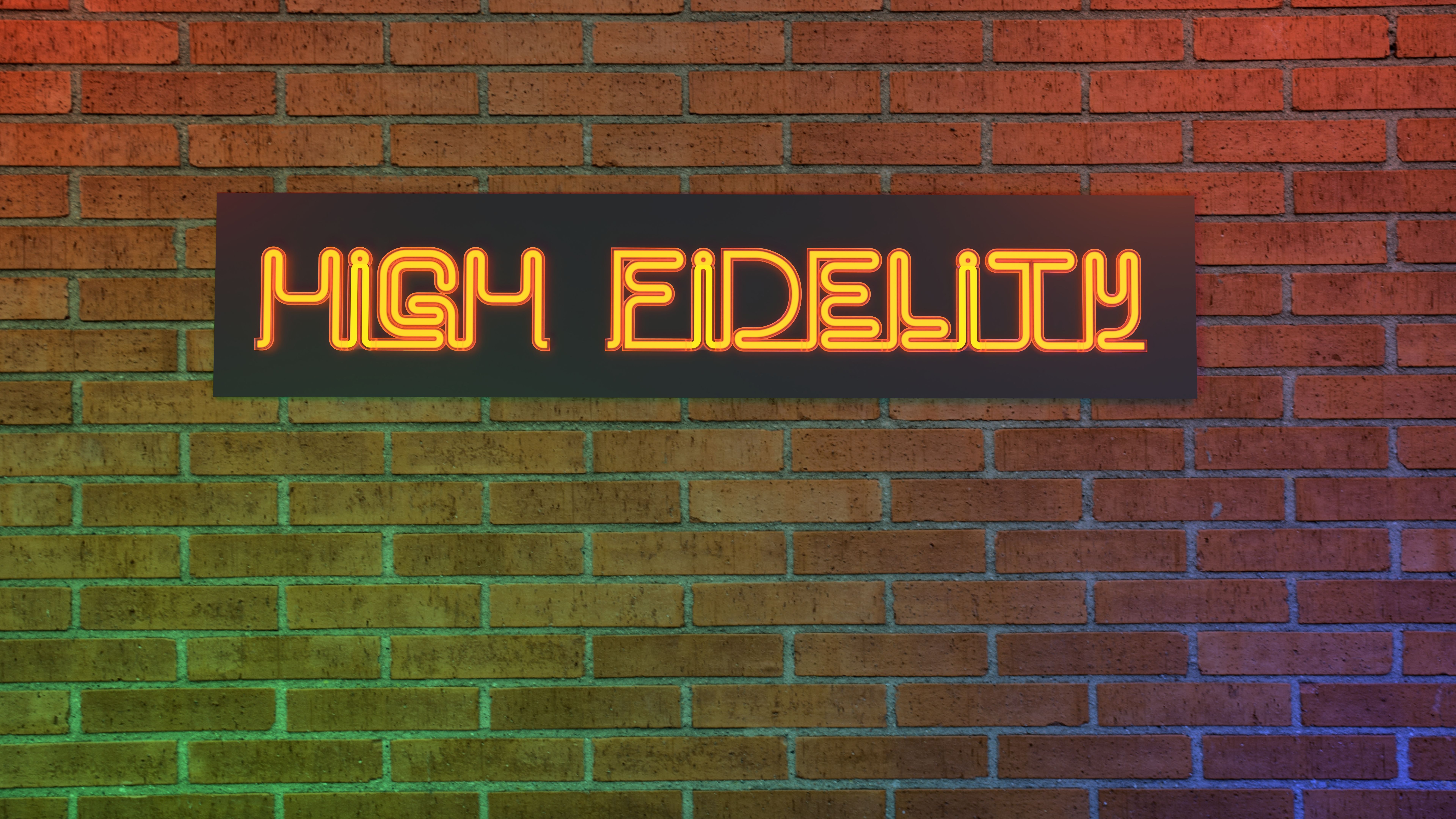 neon sign readability