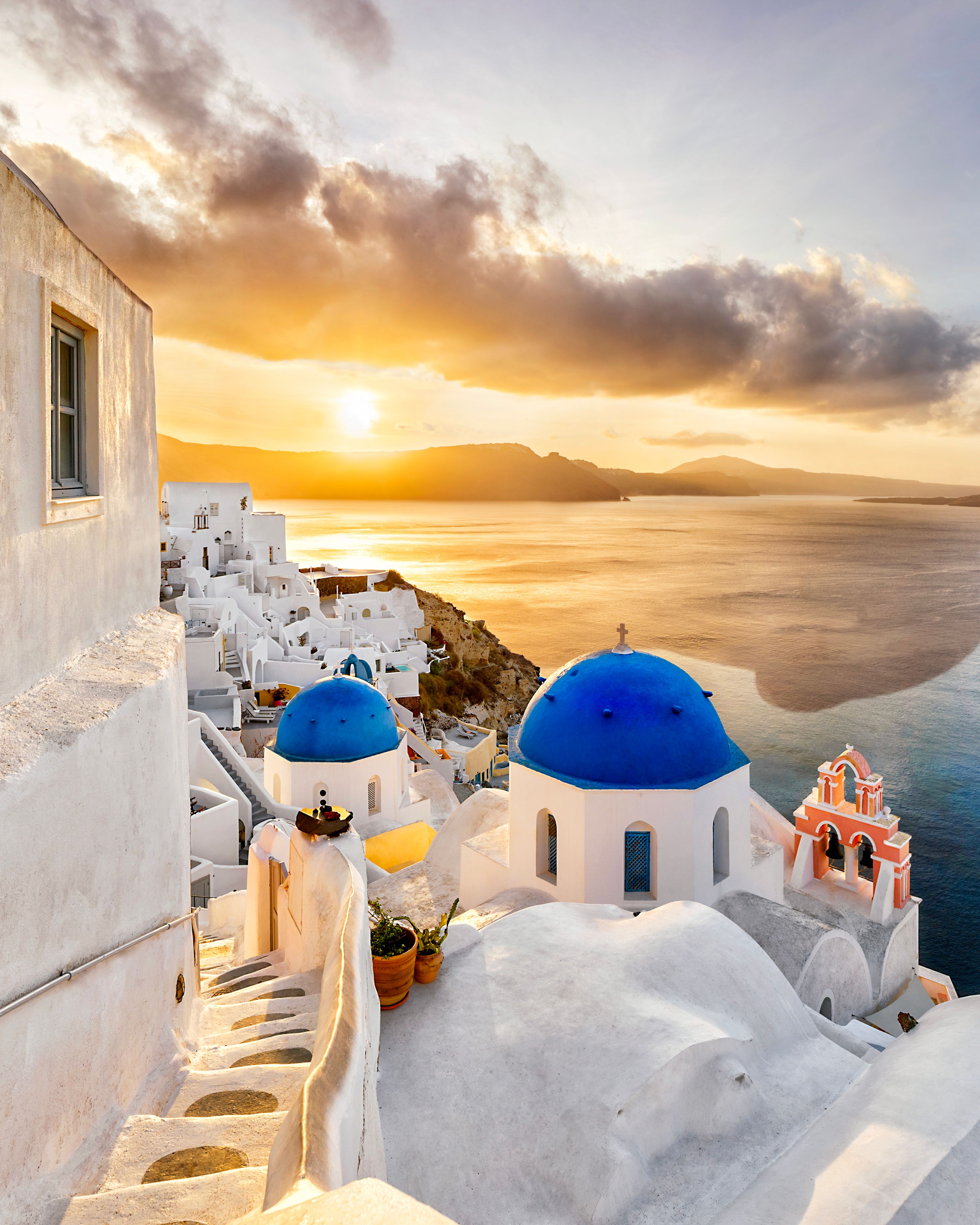 santorini sunset