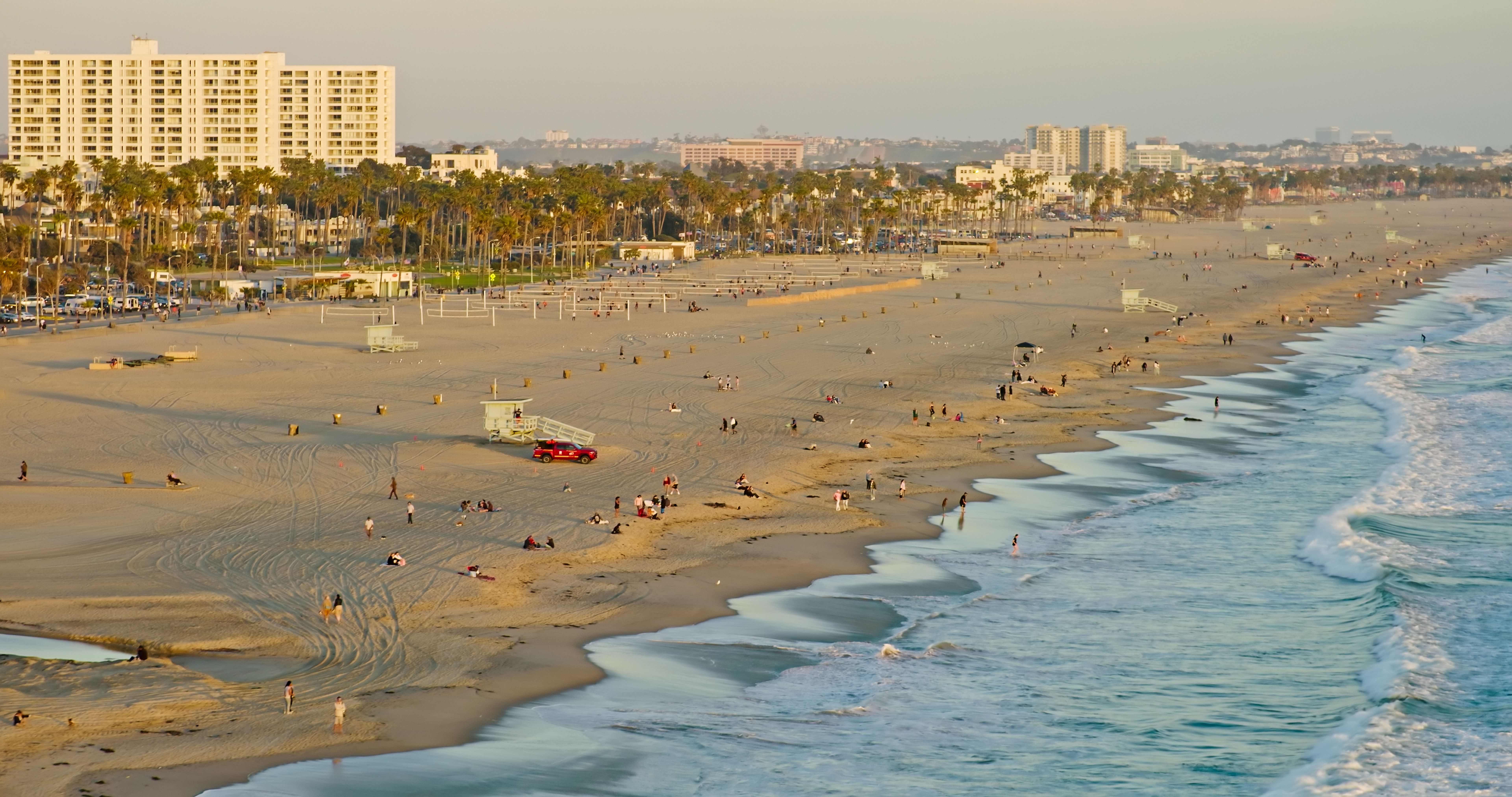 california beach summer