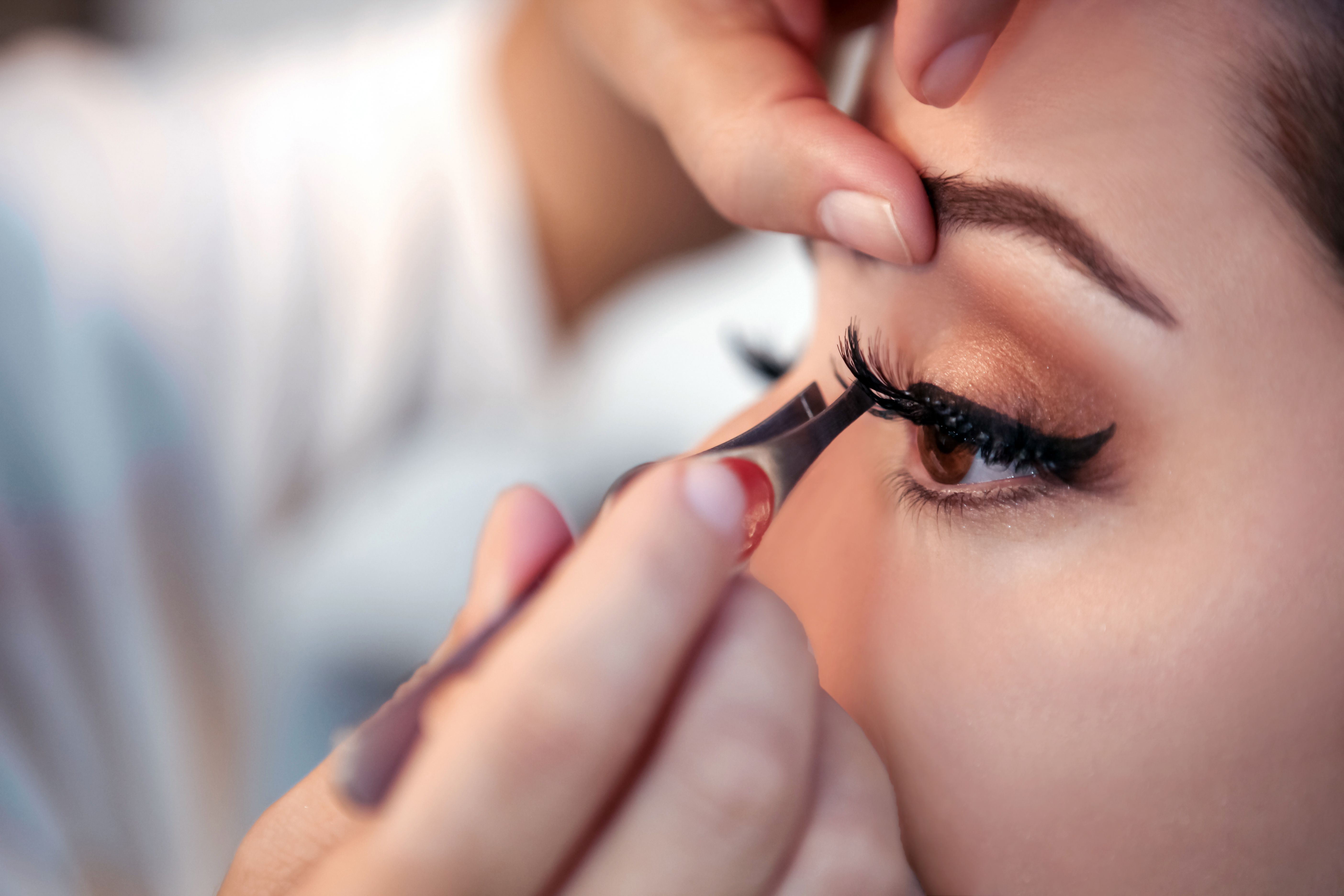 eyelash extensions preparation