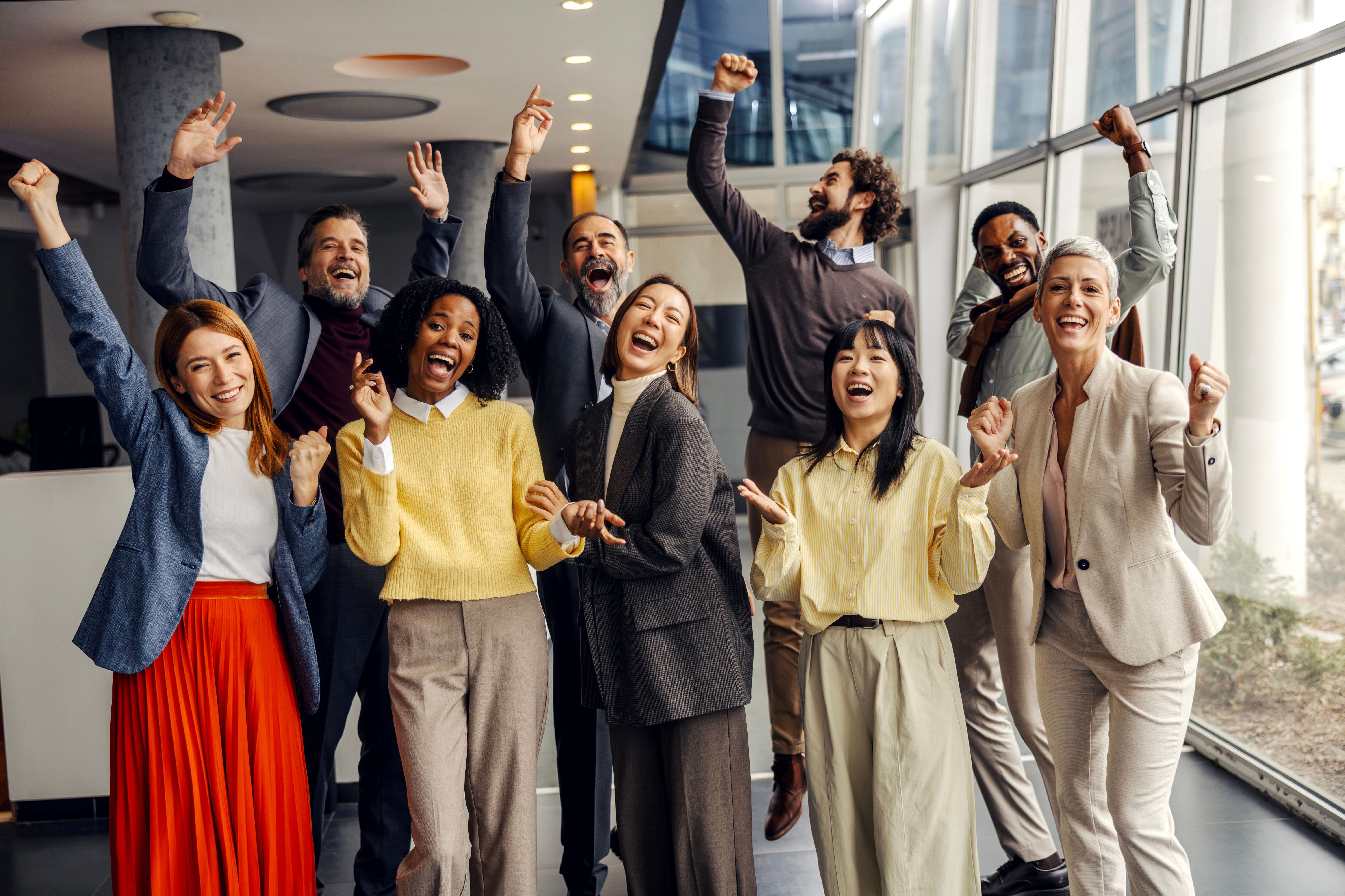 happy employees break