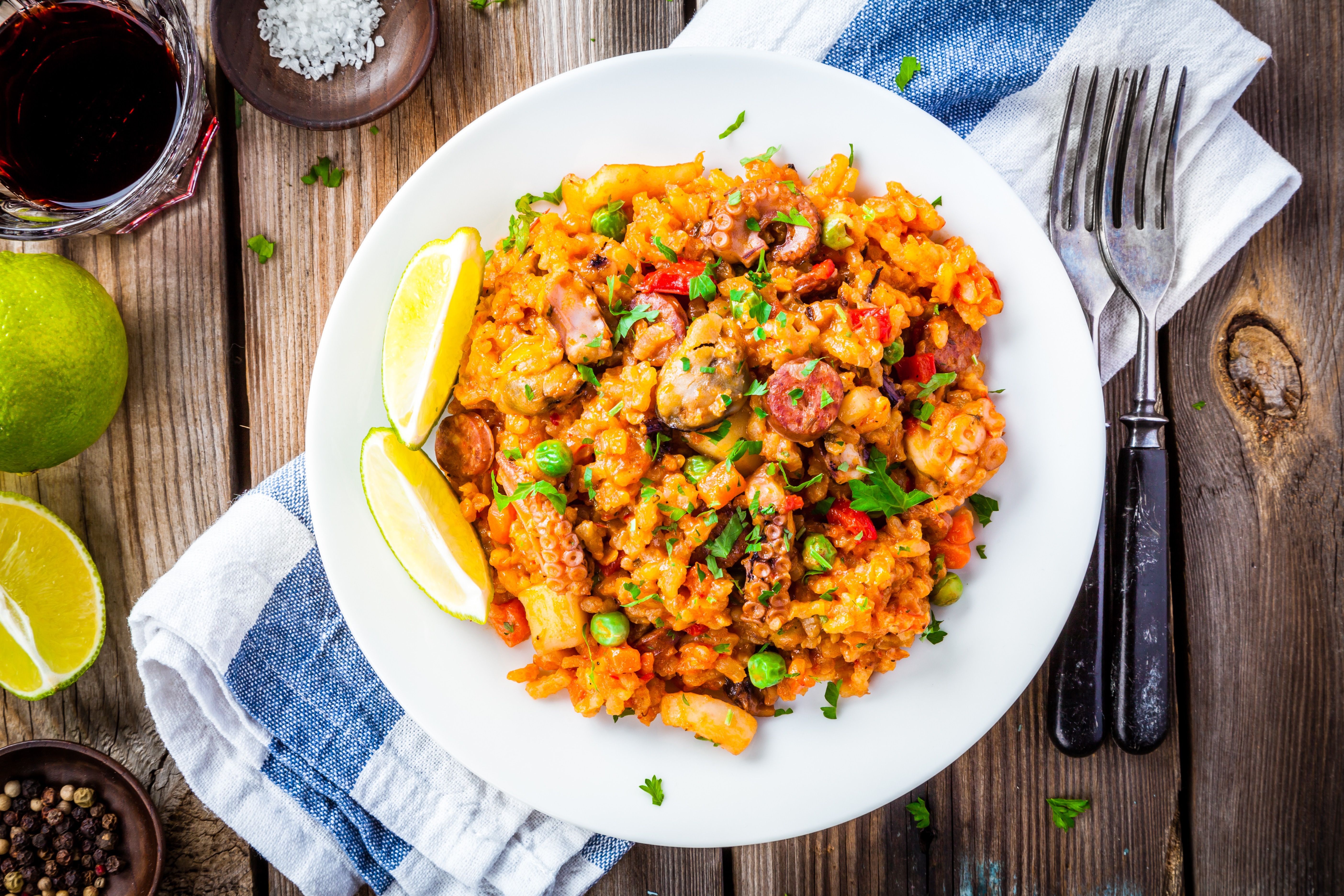 seafood chorizo