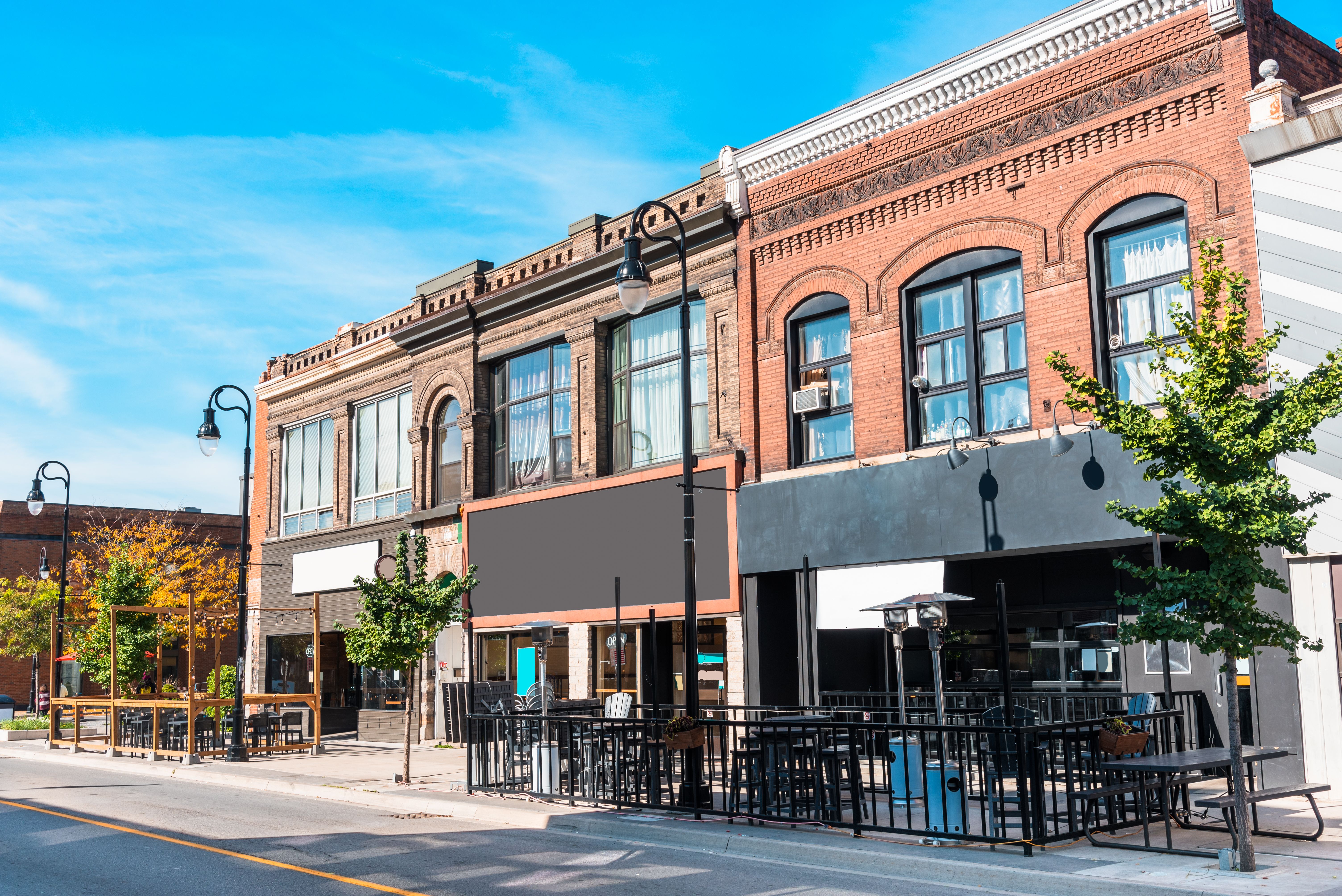 downtown shopping