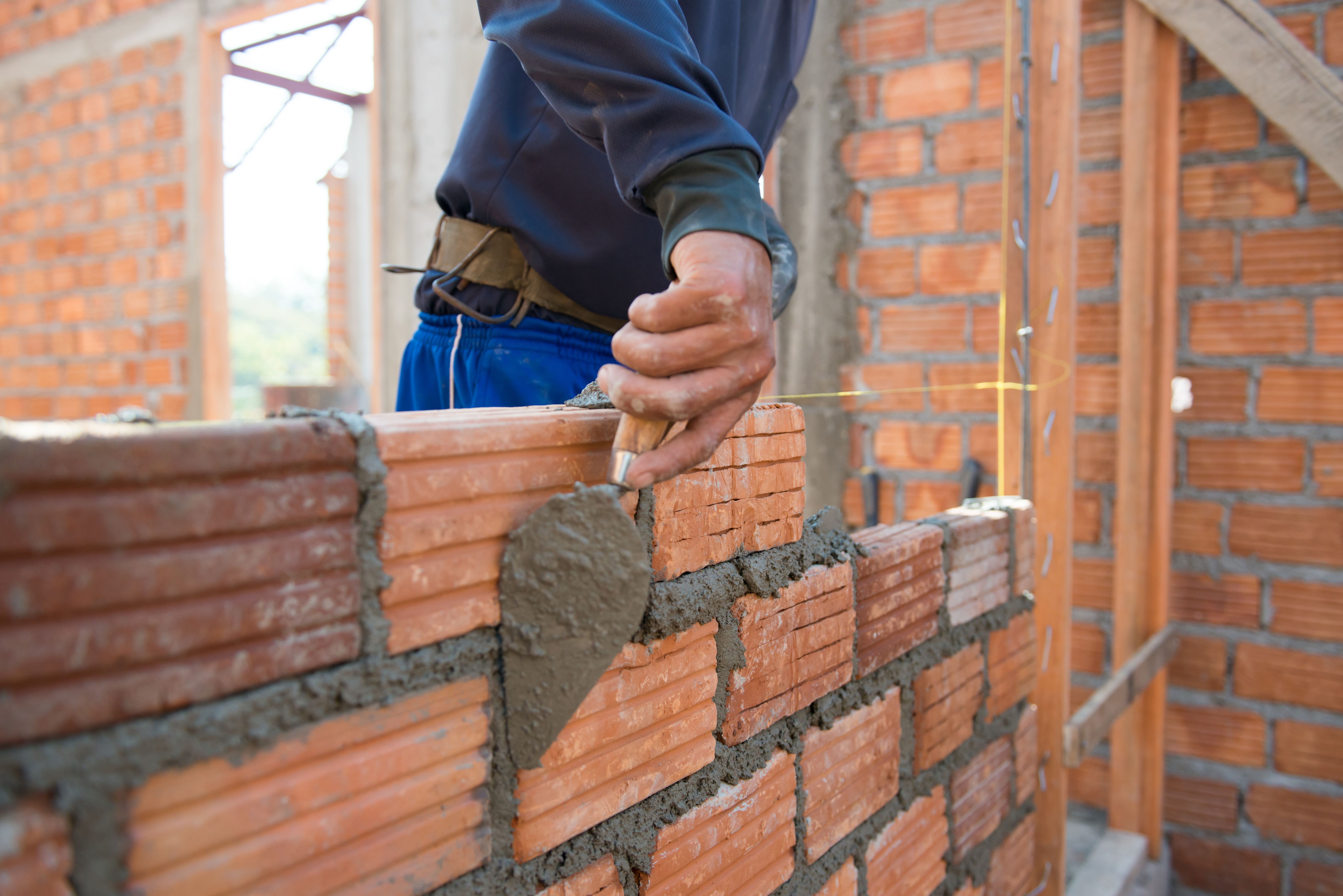 brick wall construction