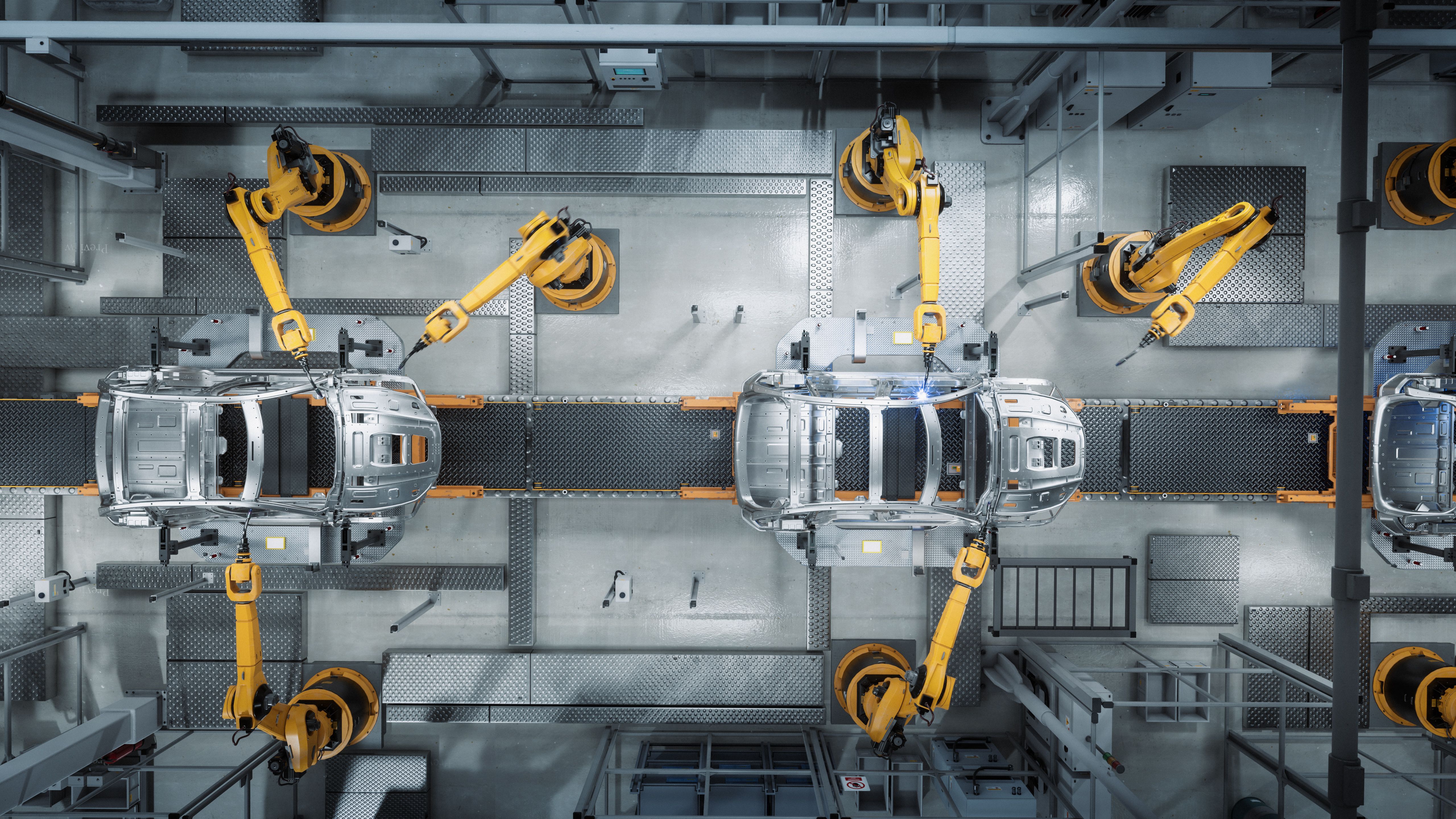 robot assembly line