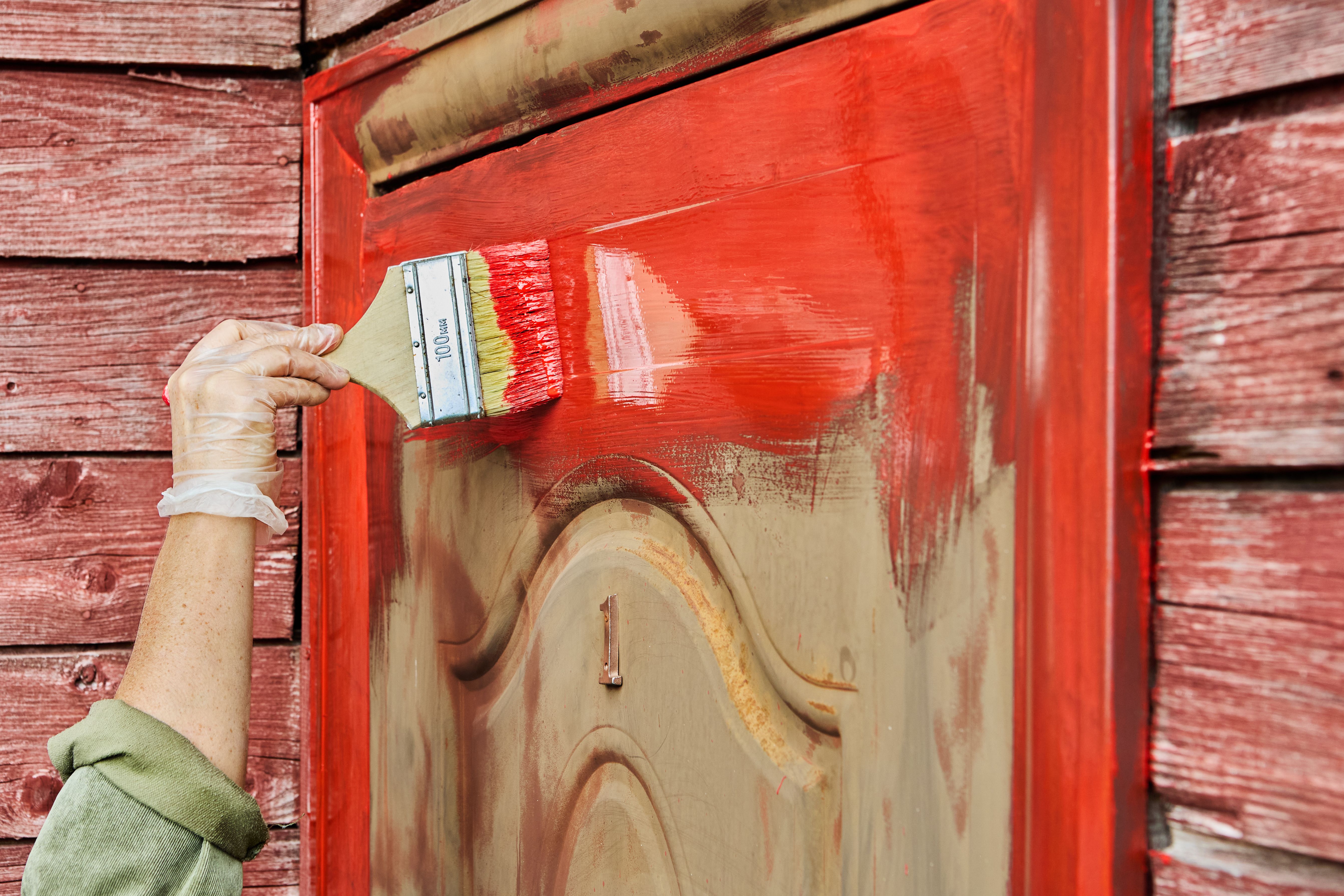 garage door painting tools