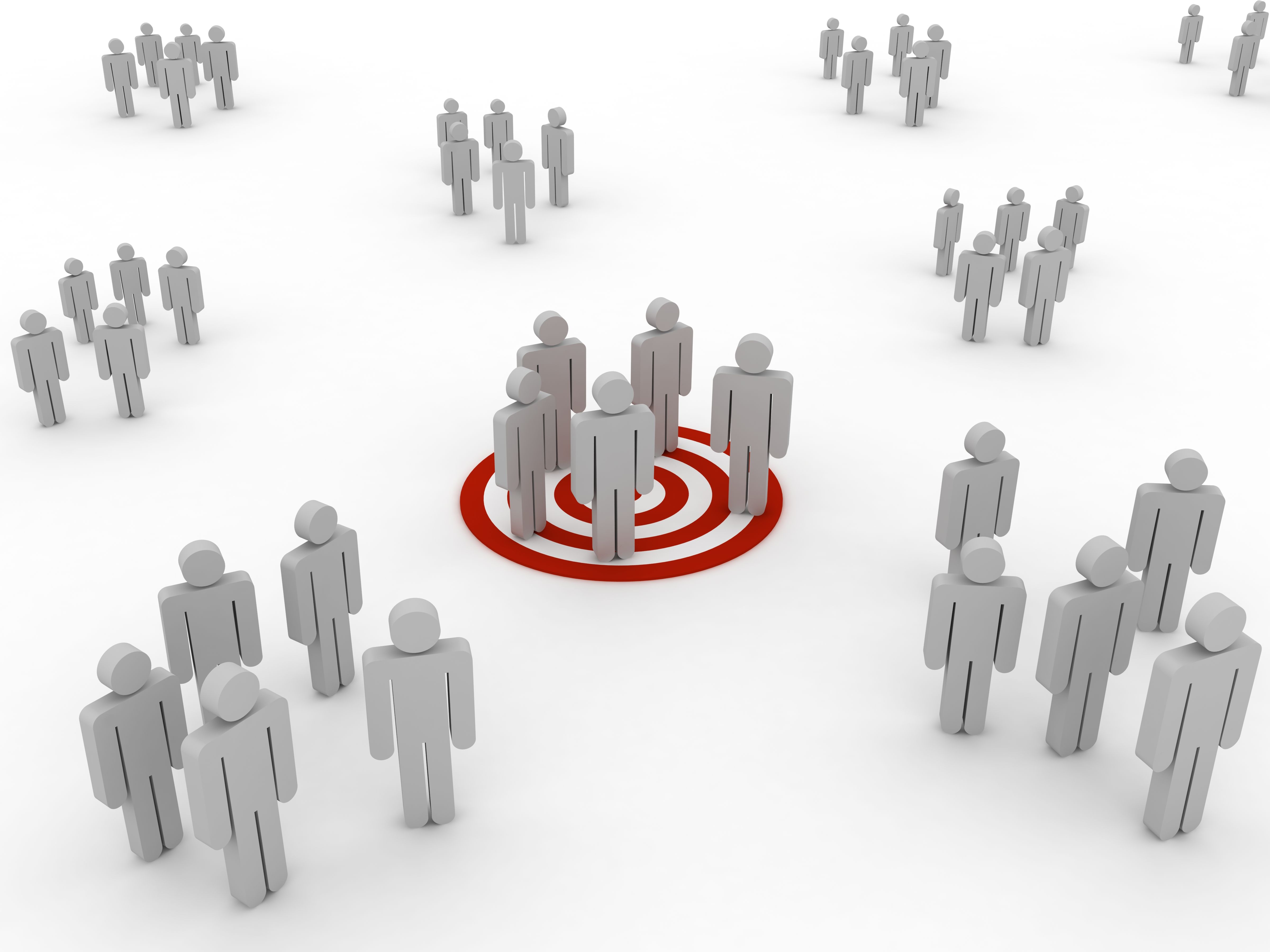 Target market people competition teamwork