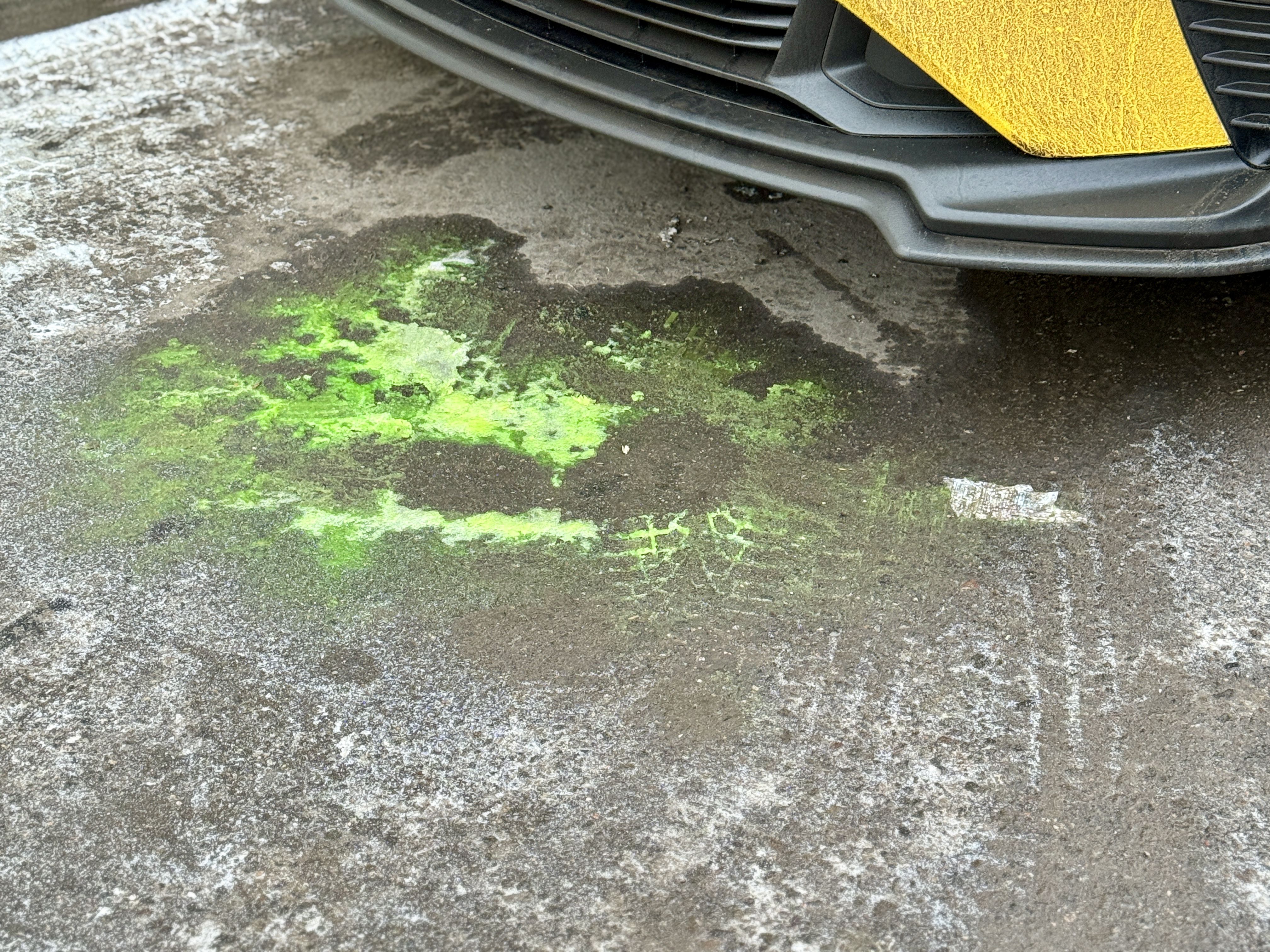 chemical spill pavement