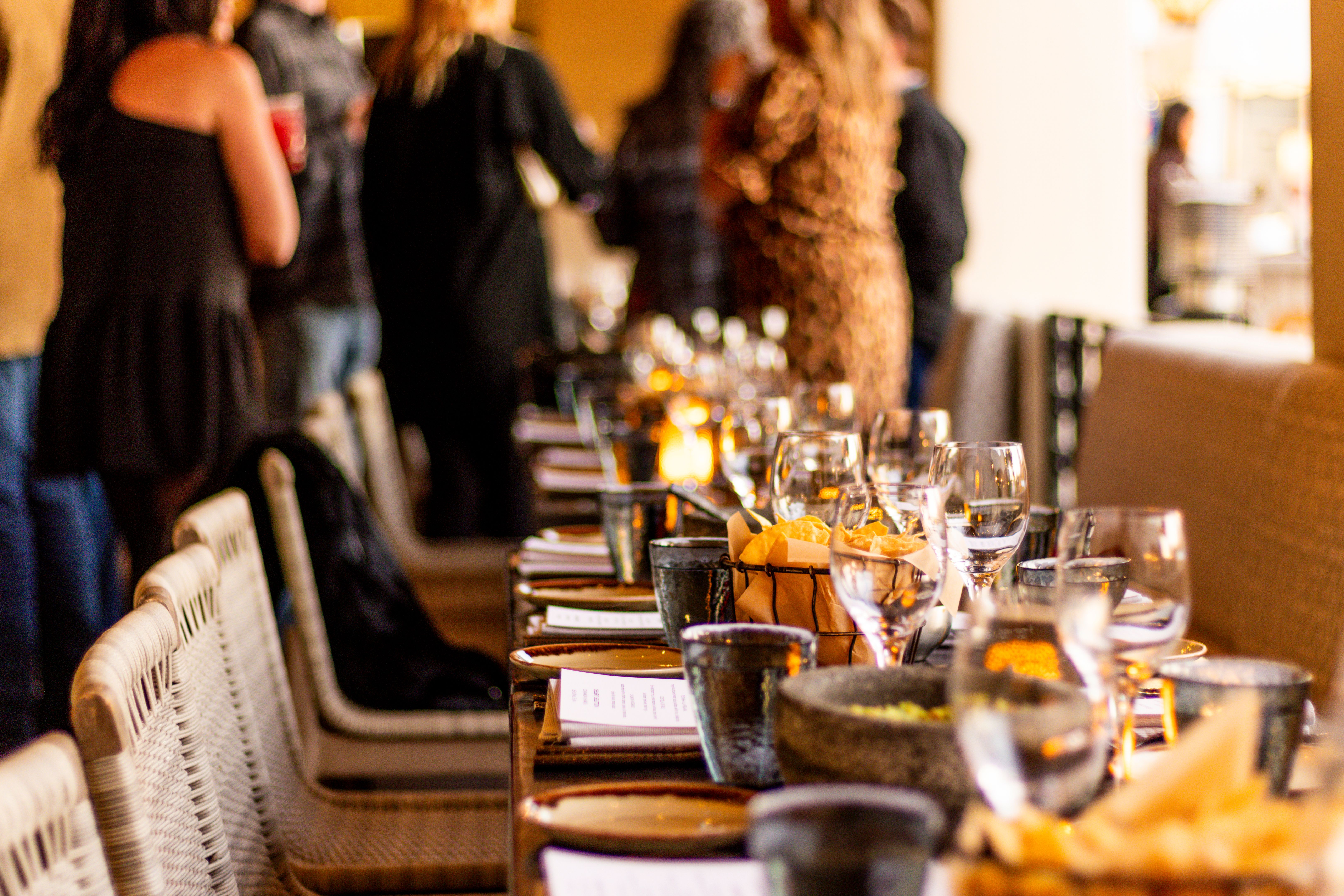 long table lunch