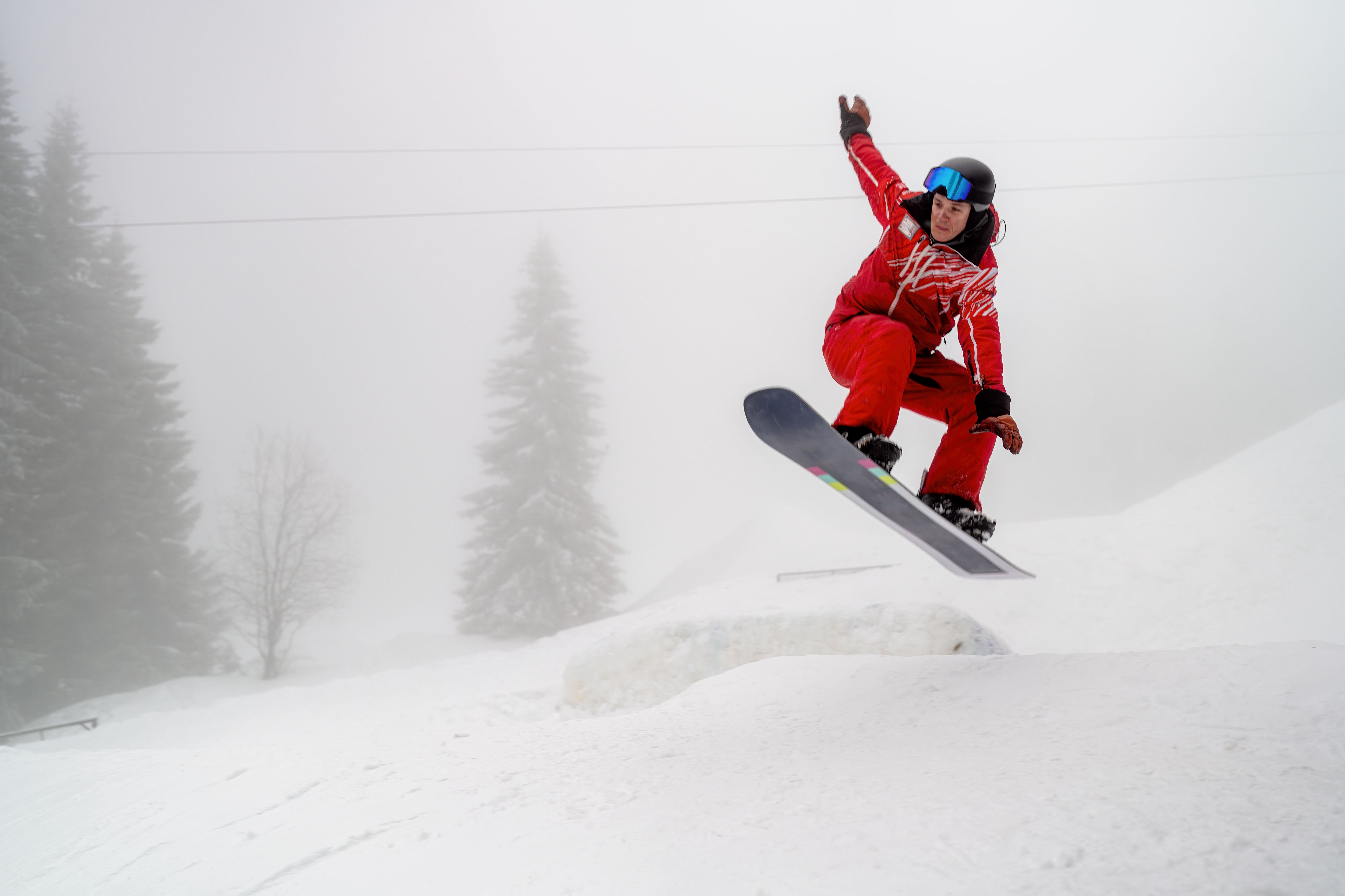 snowboarding