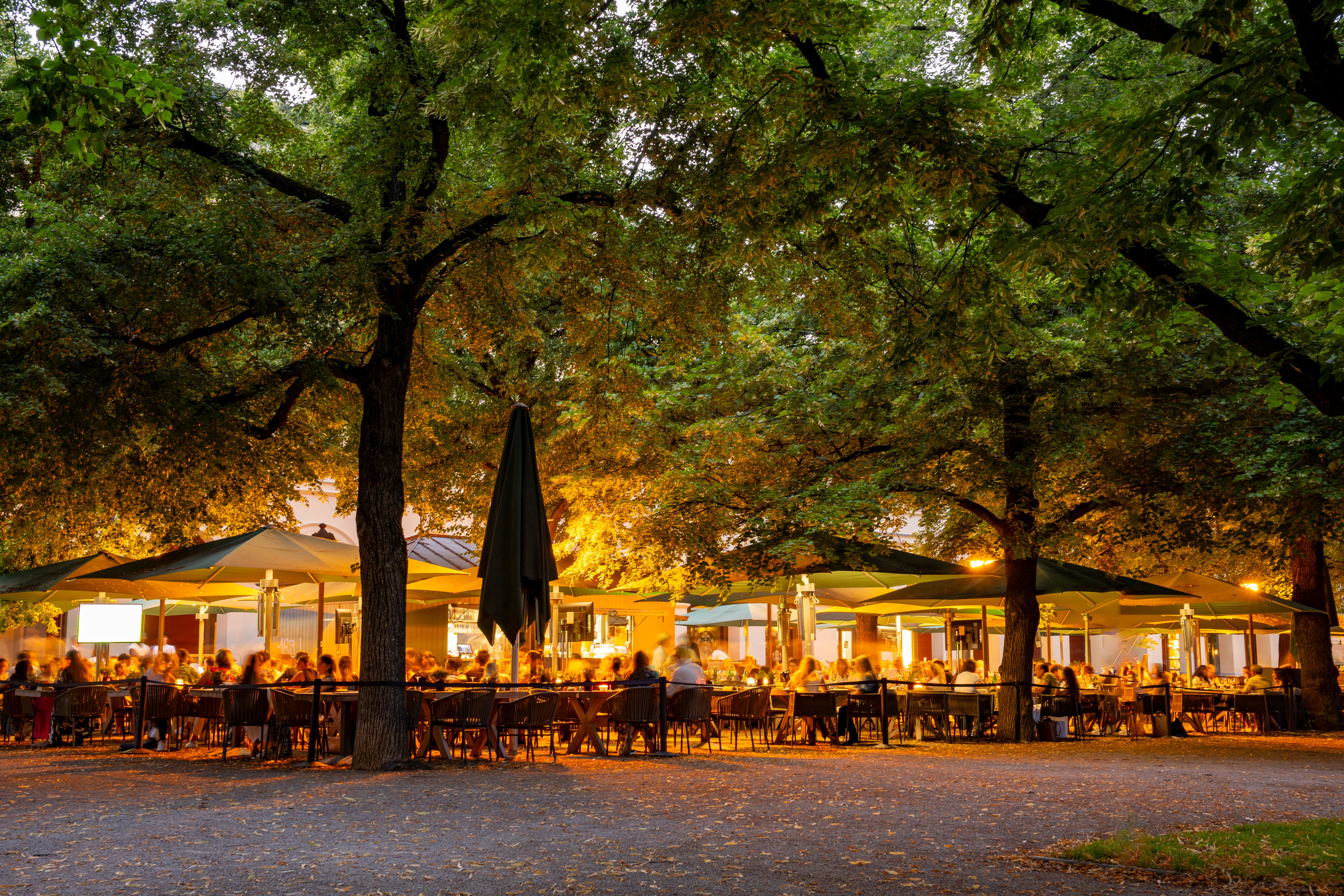 beer garden