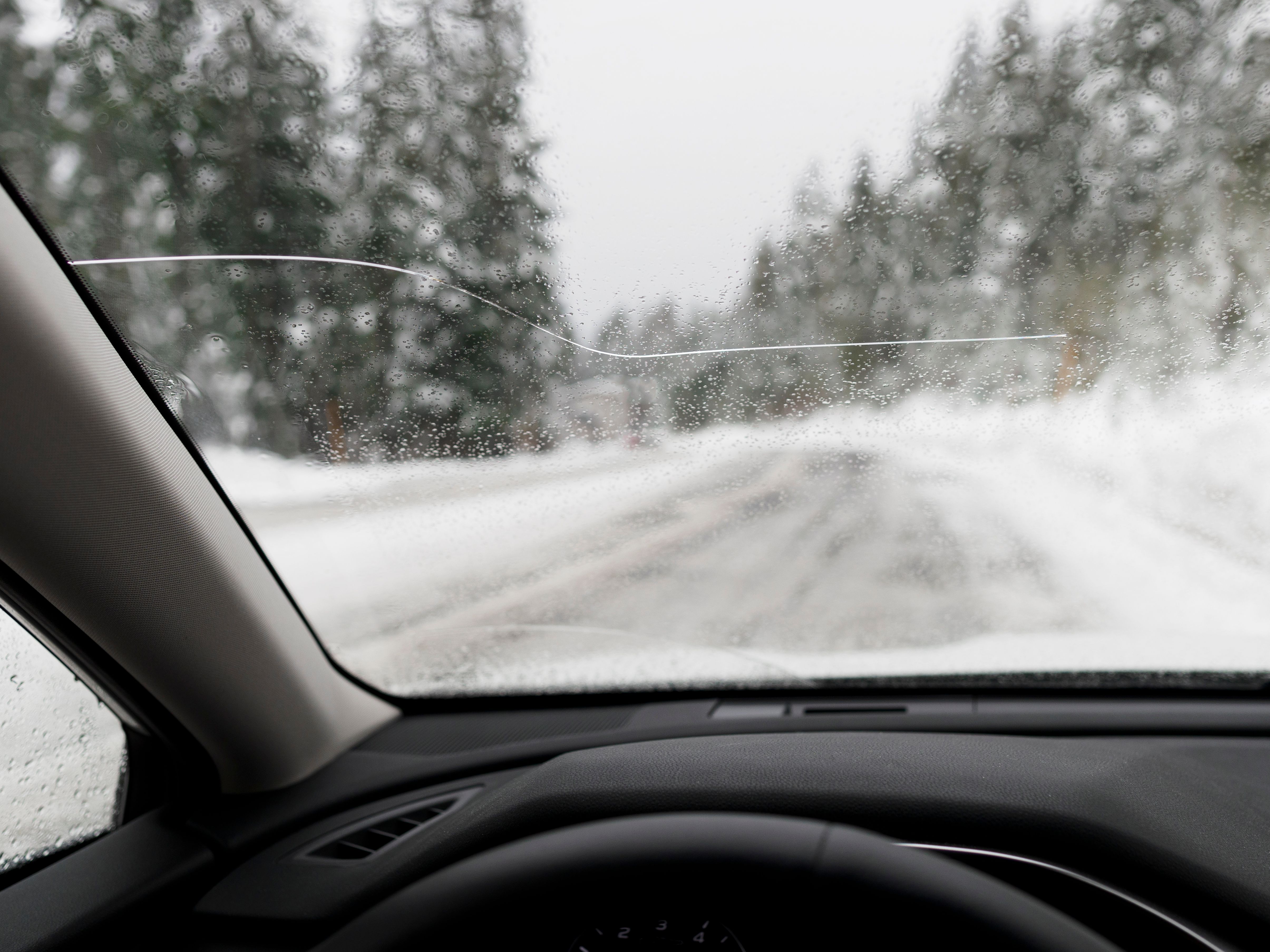 car windshield winter