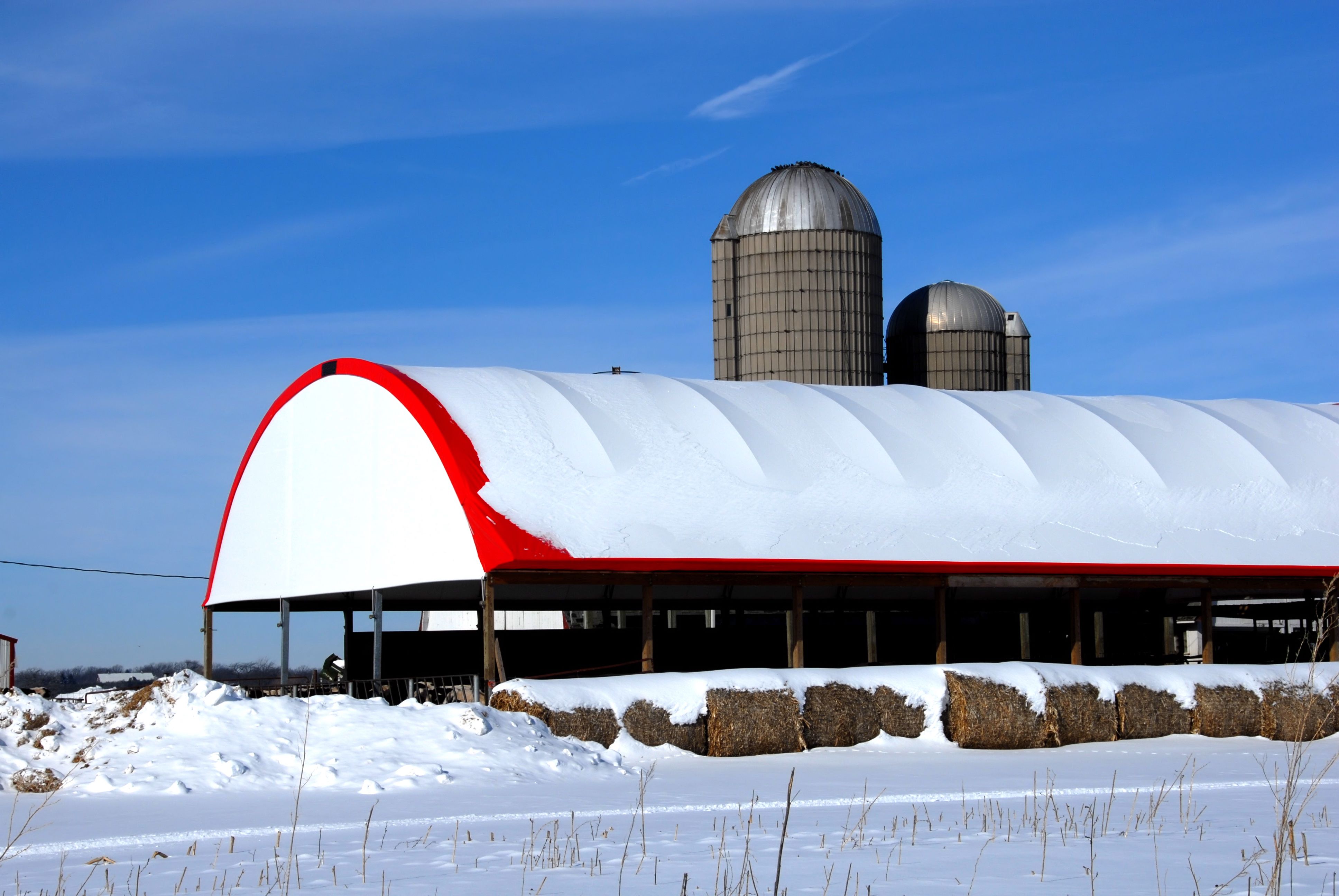 hay storage winter
