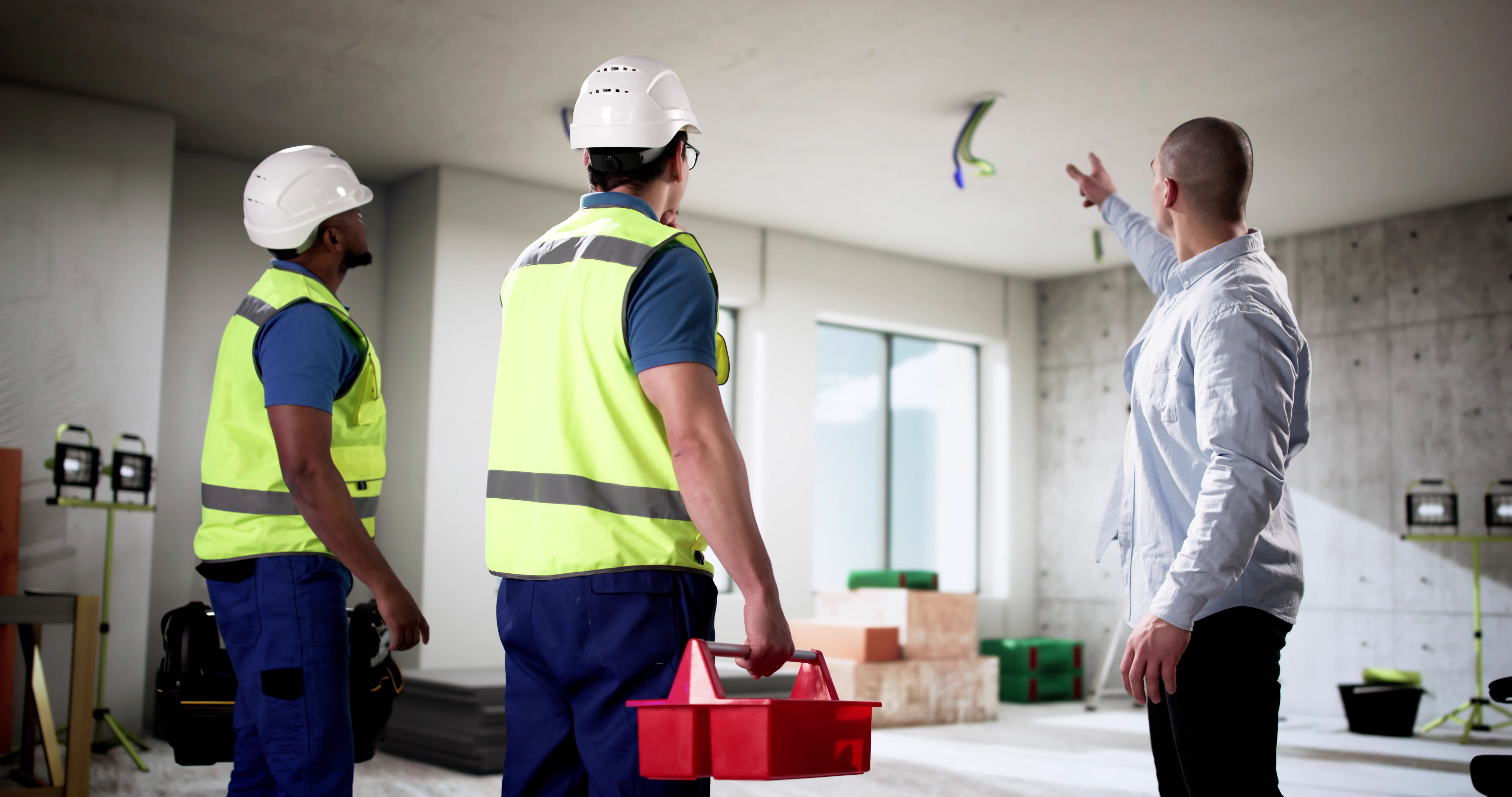 Skilled Home Renovation Workers Transforming Interior