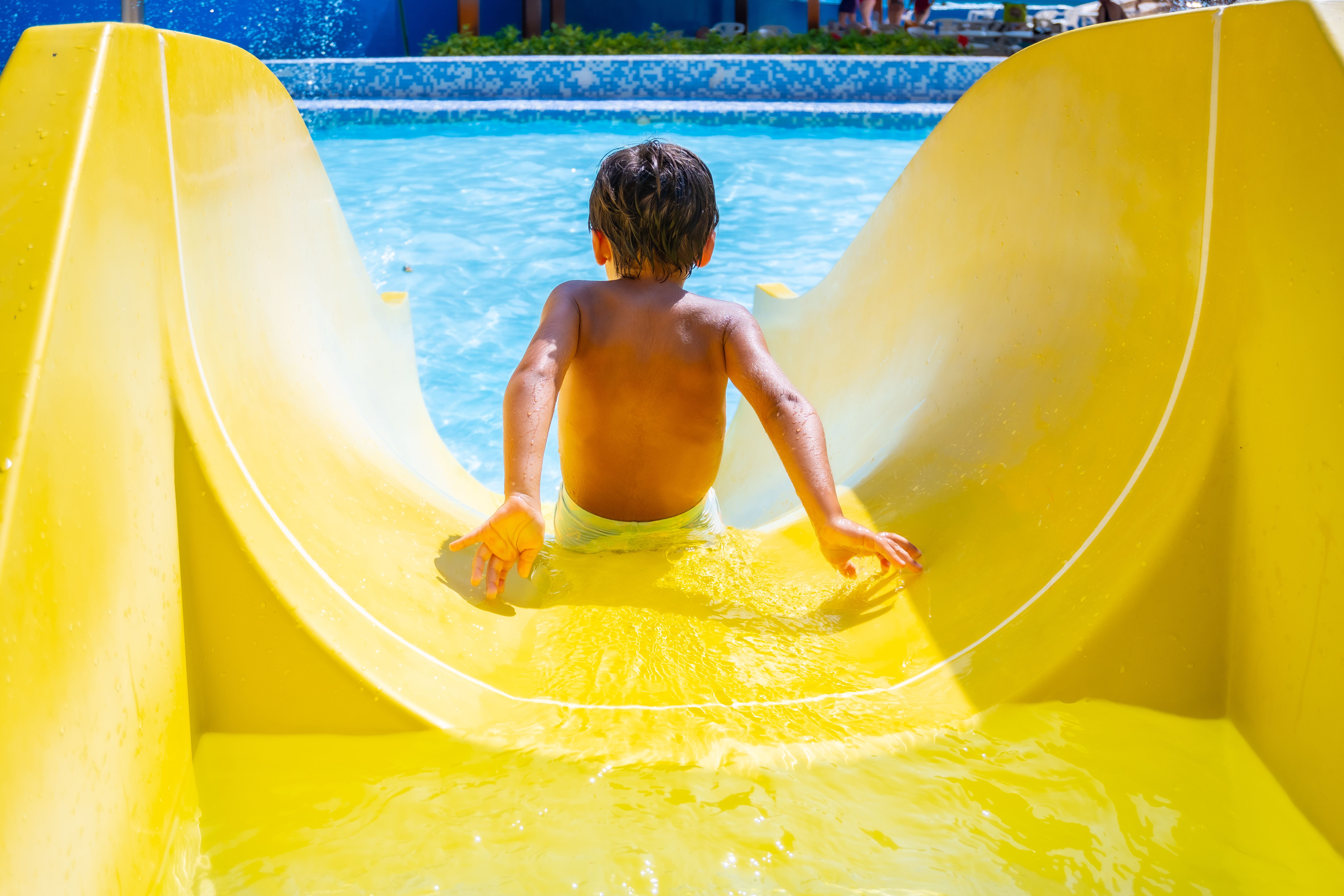 water slides