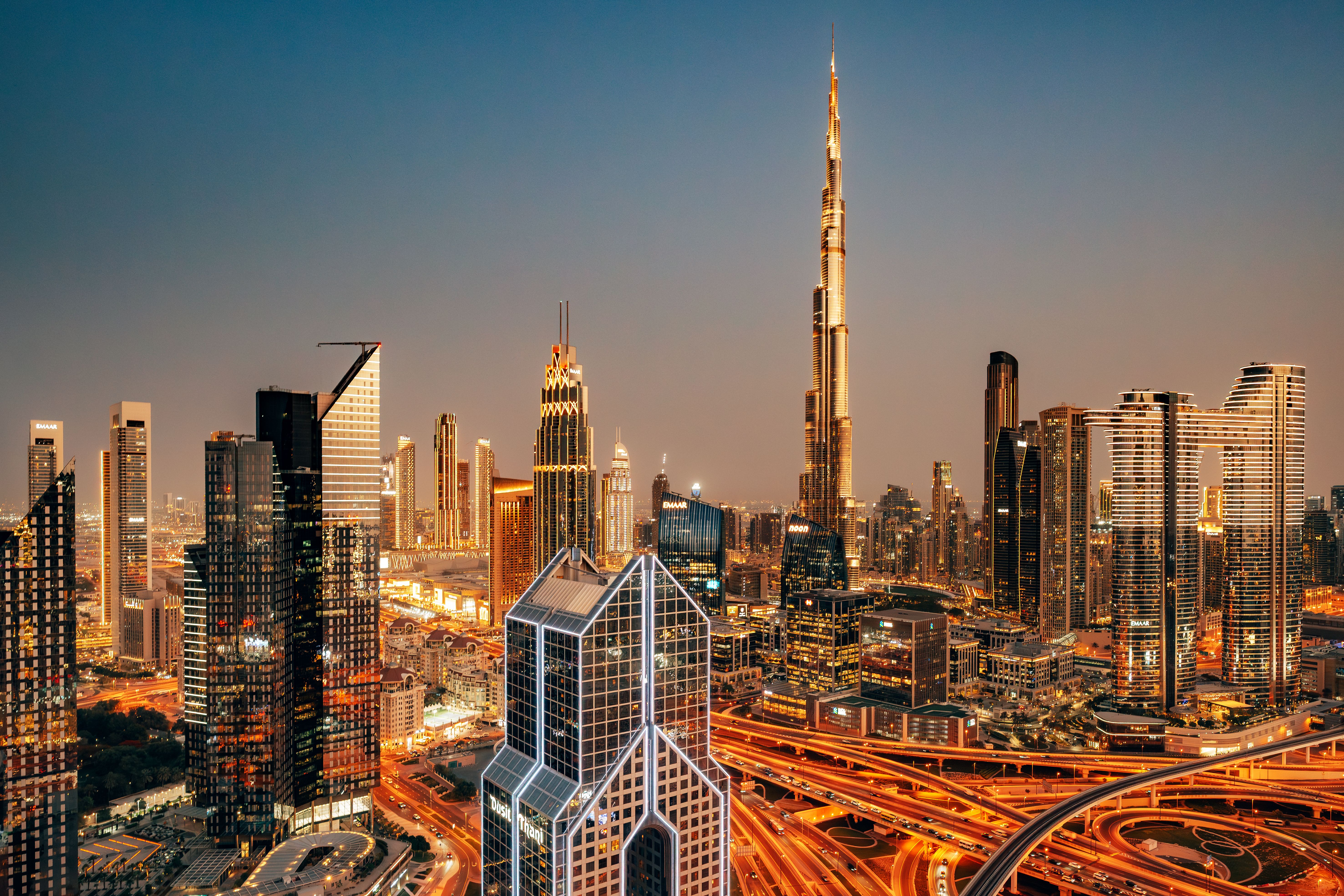 burj khalifa skyline