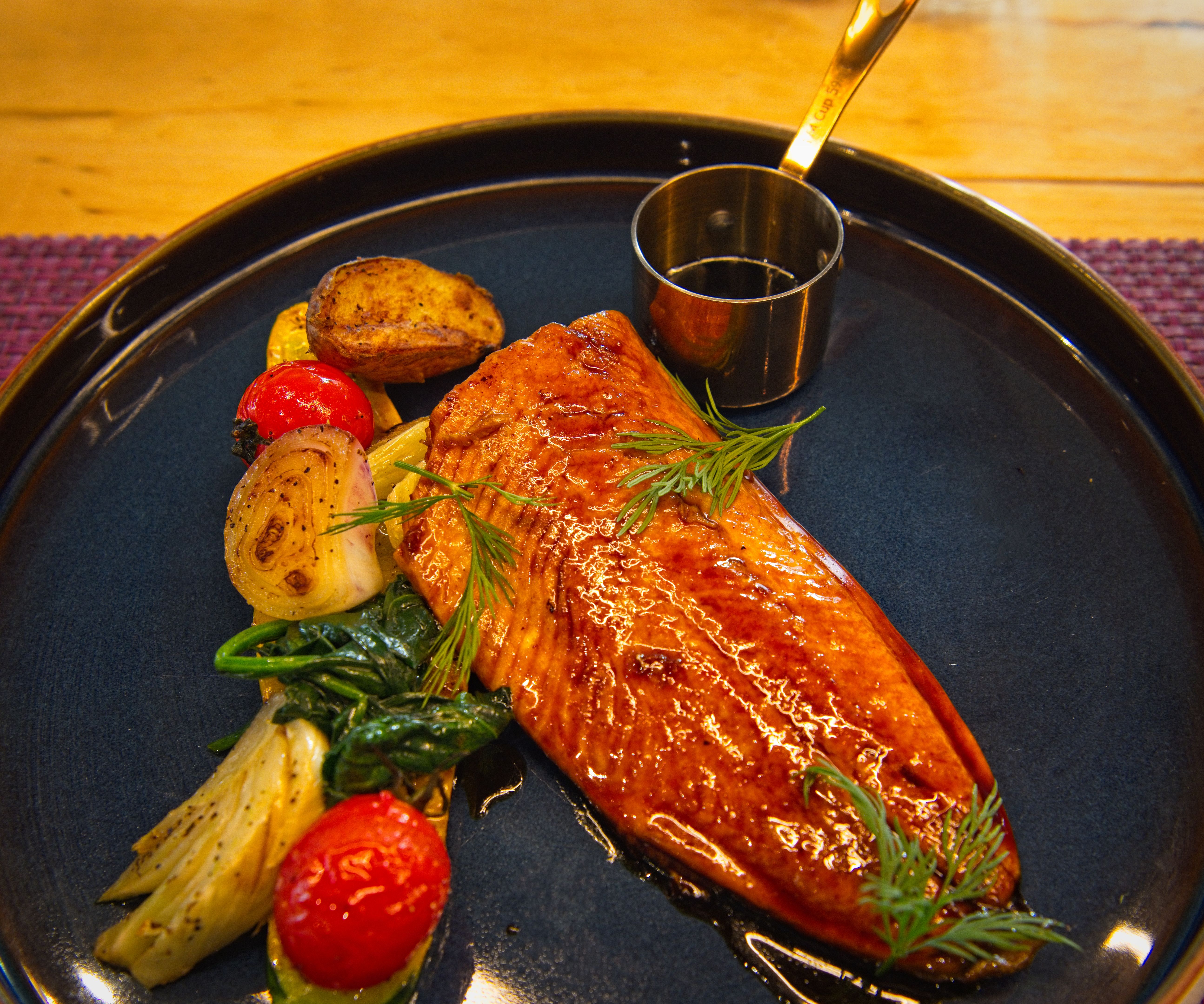arctic char dish