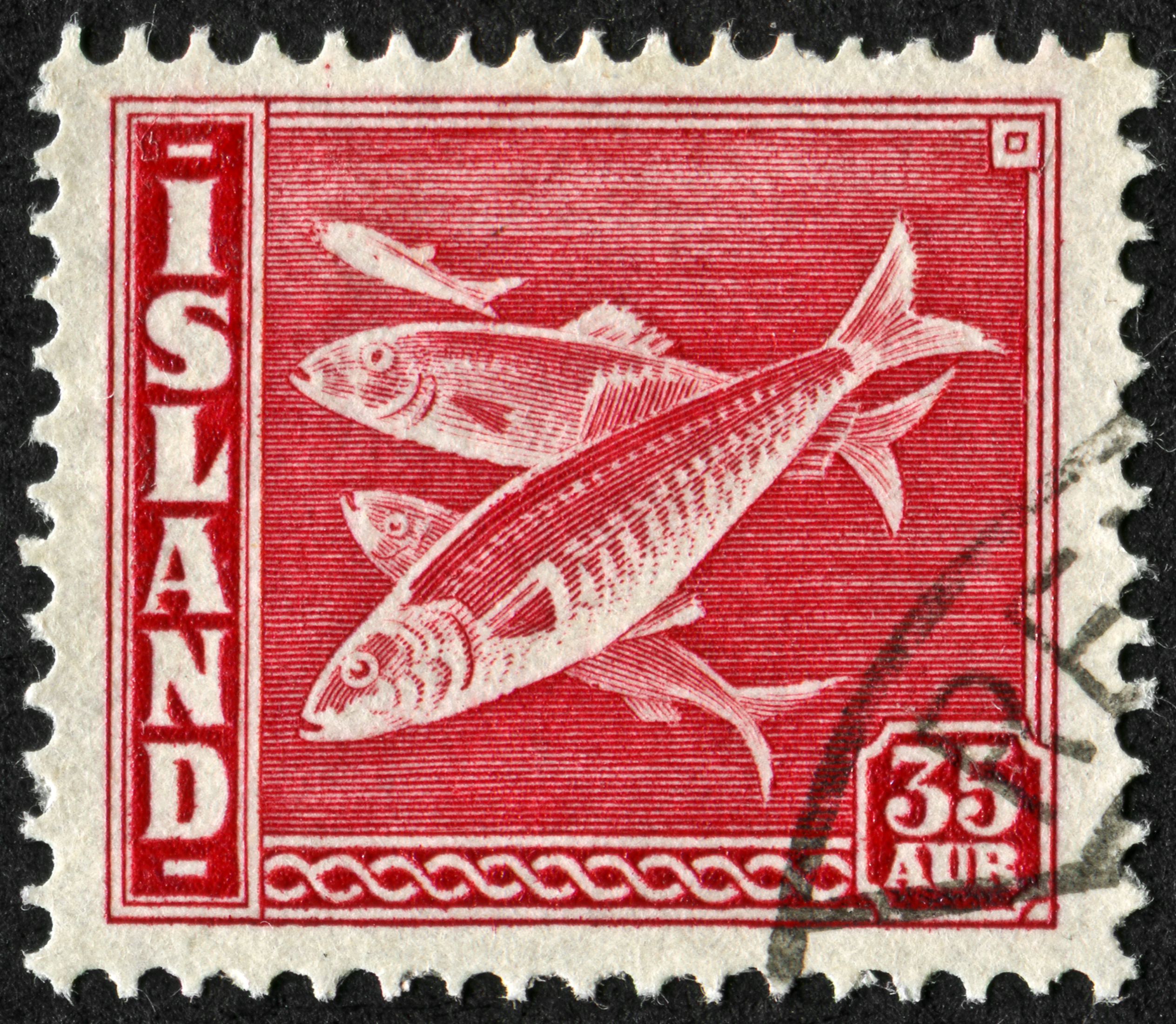 Iceland Fish Stamp Iceland Fish Stamp