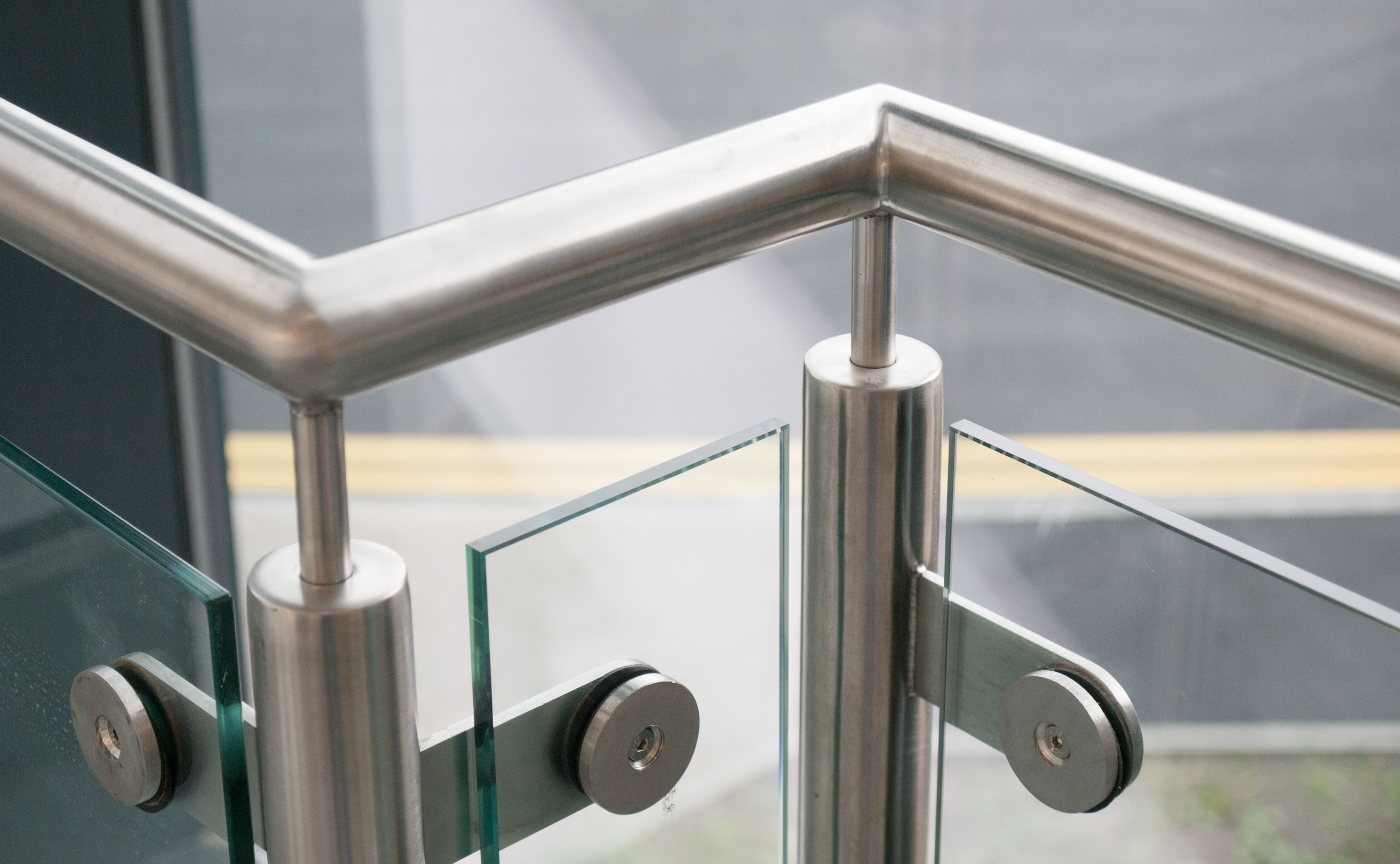 modern glass railing