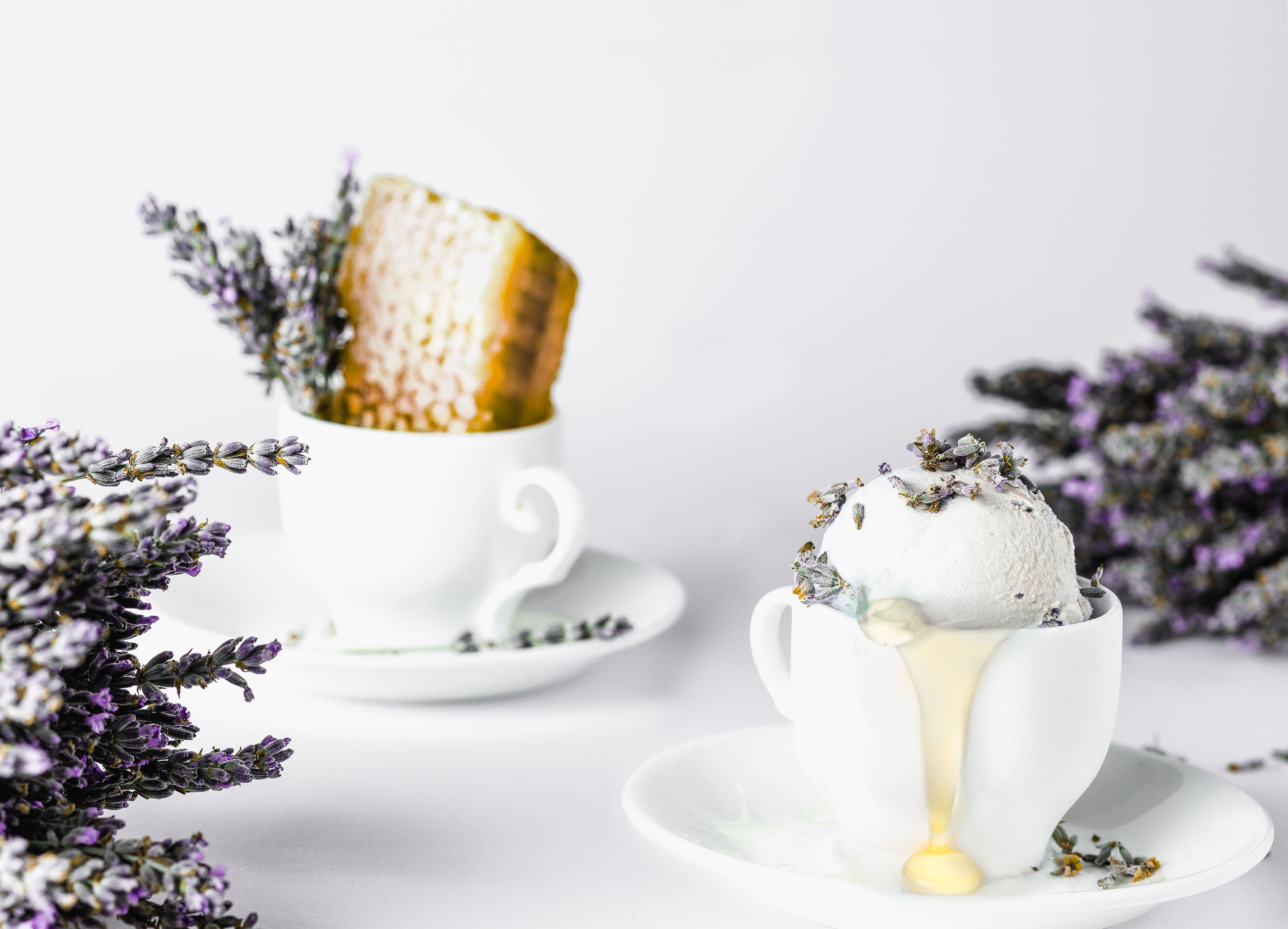 lavender honey ice cream