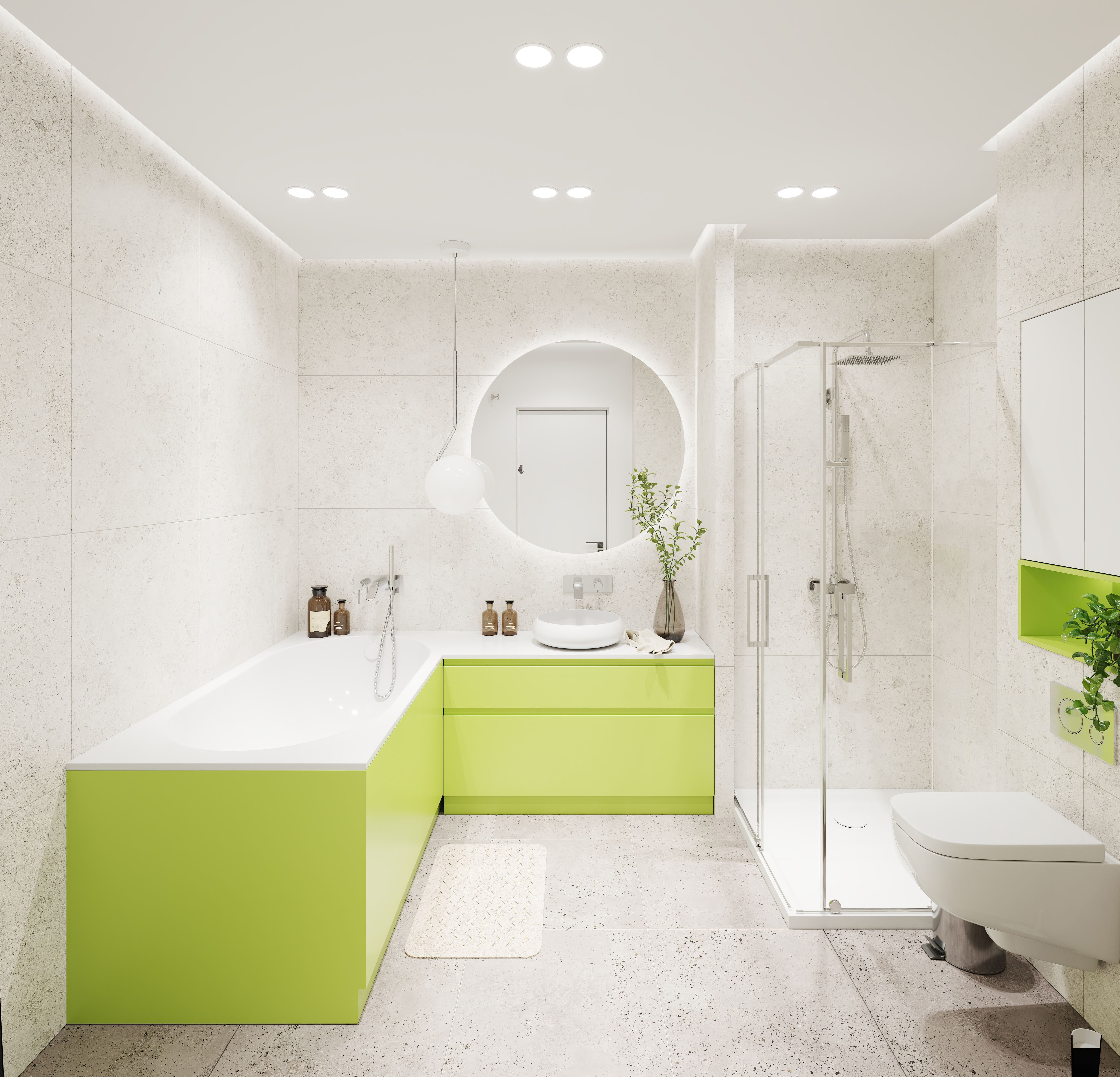 bright bathroom