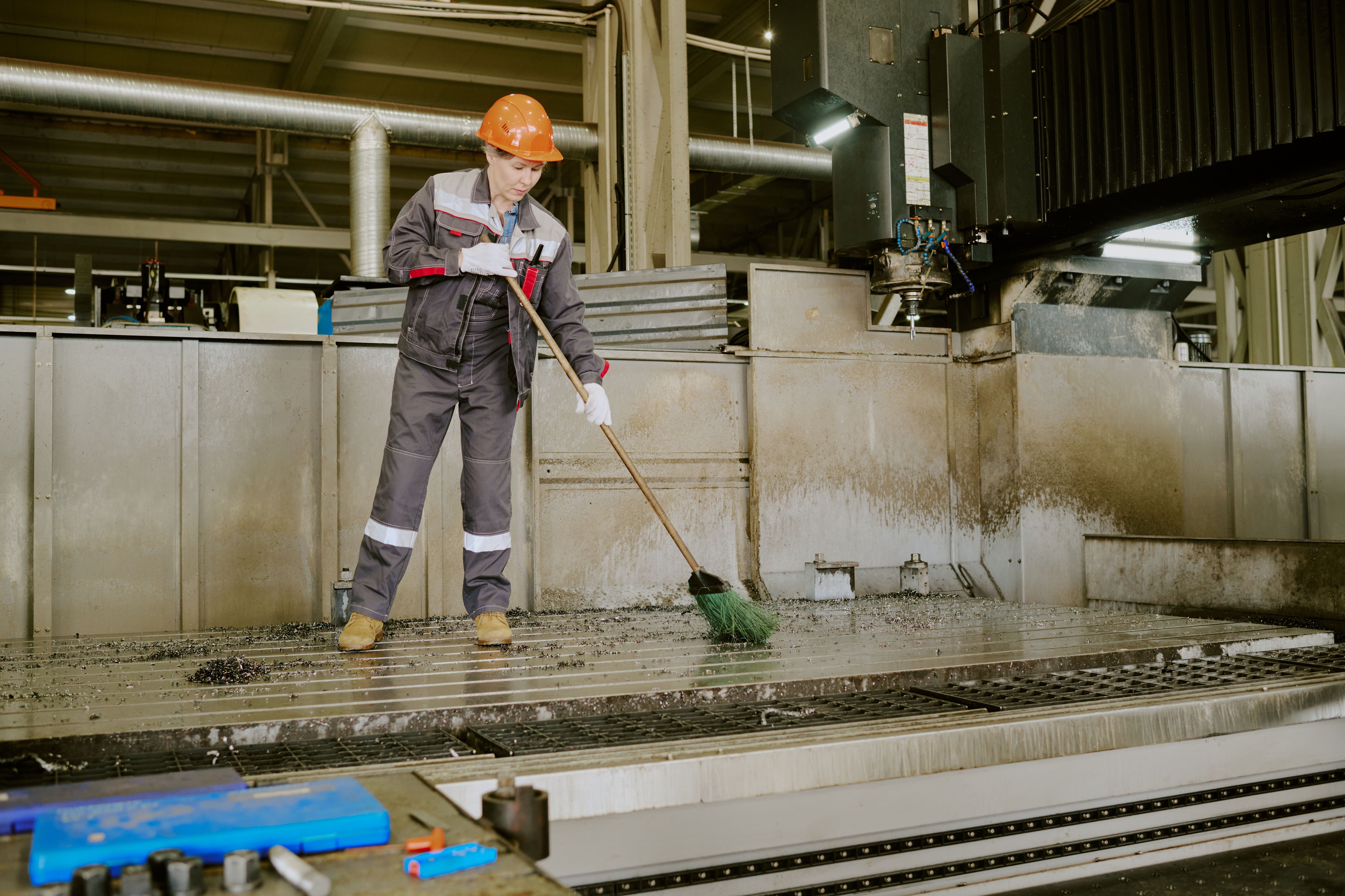 industrial cleaning professionals