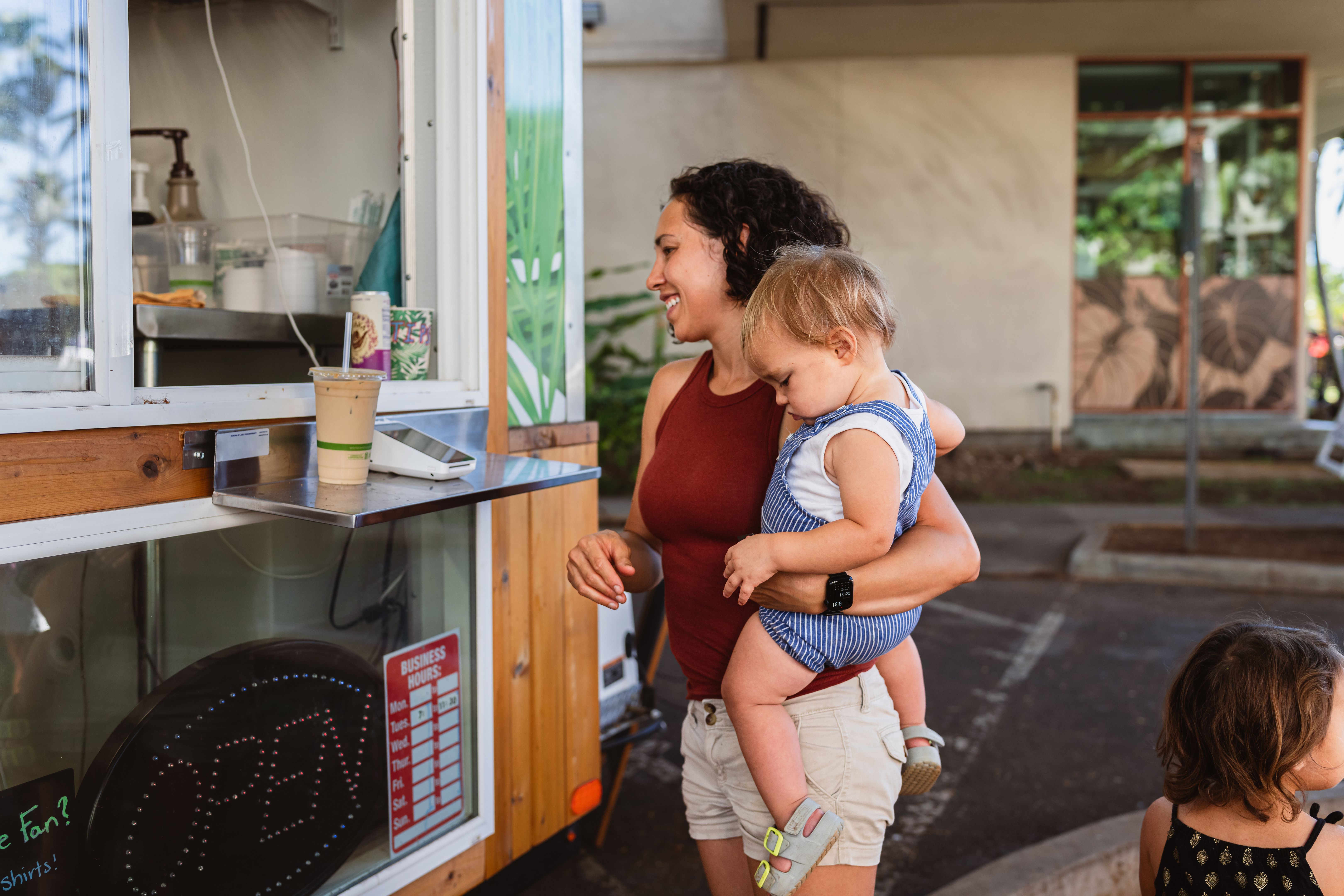food truck customer