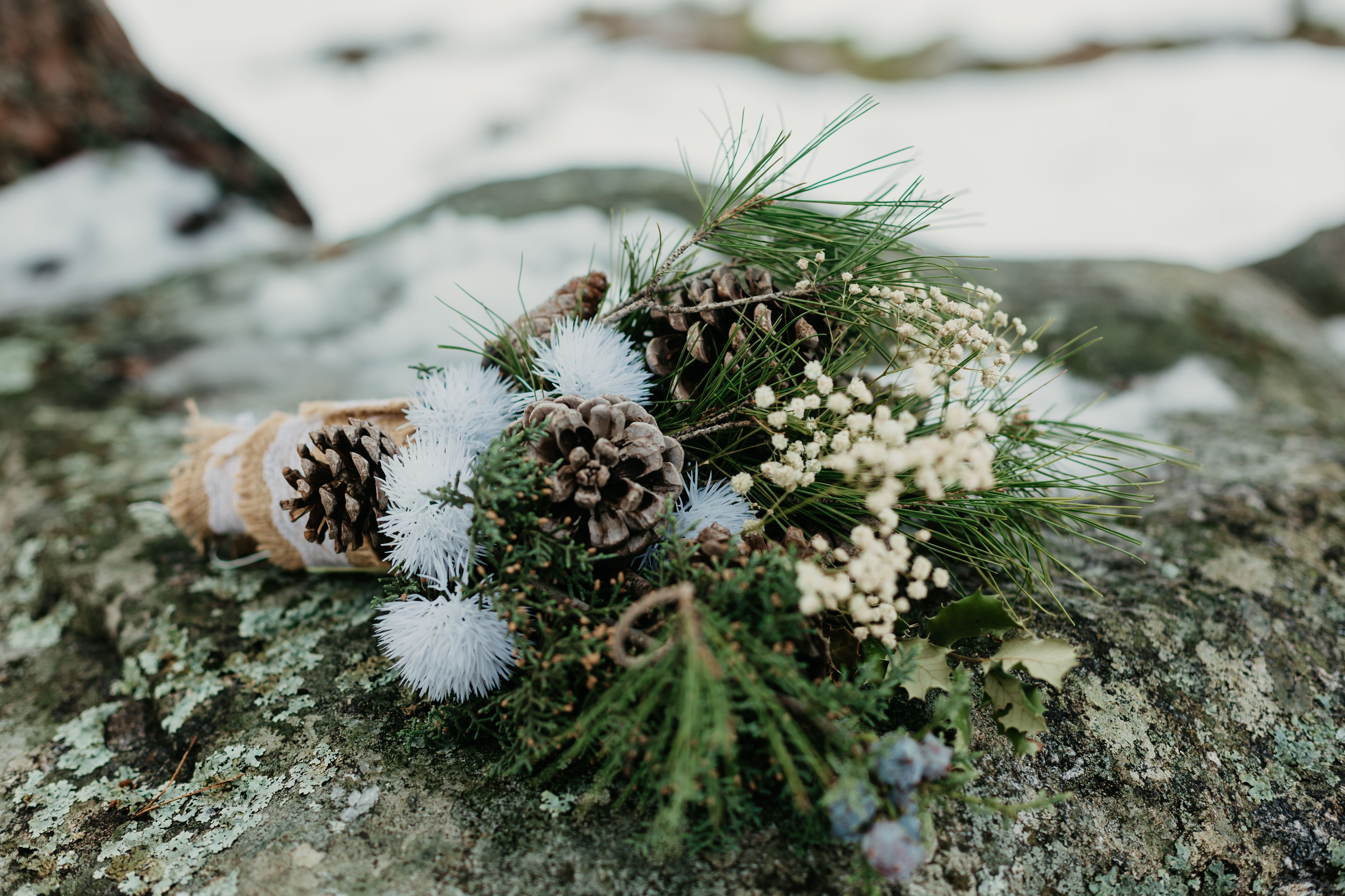 rustic winter wedding